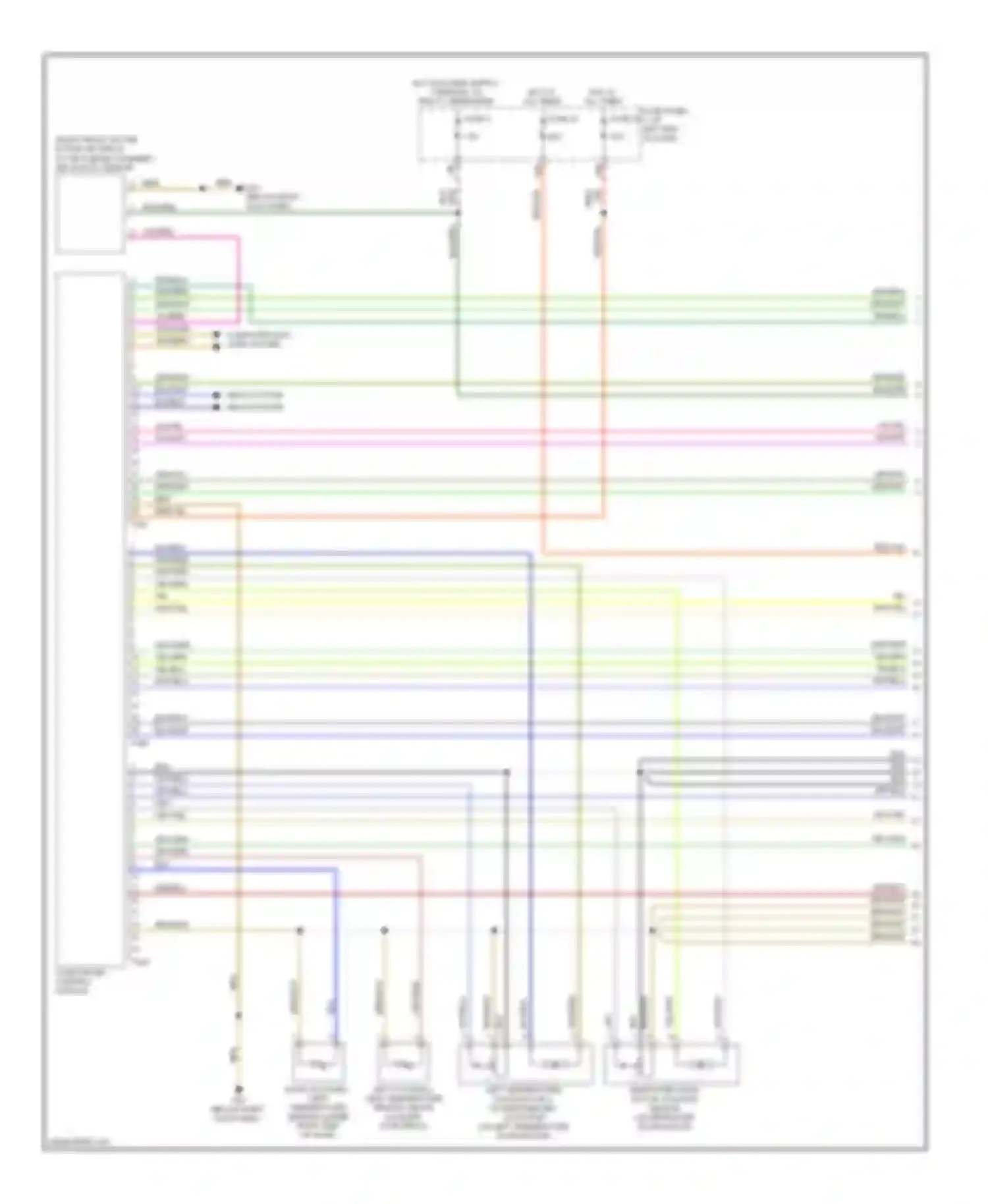 Passat Volkswagen B7 (2010-2015): Automatic a/c circuit (1 of 3)