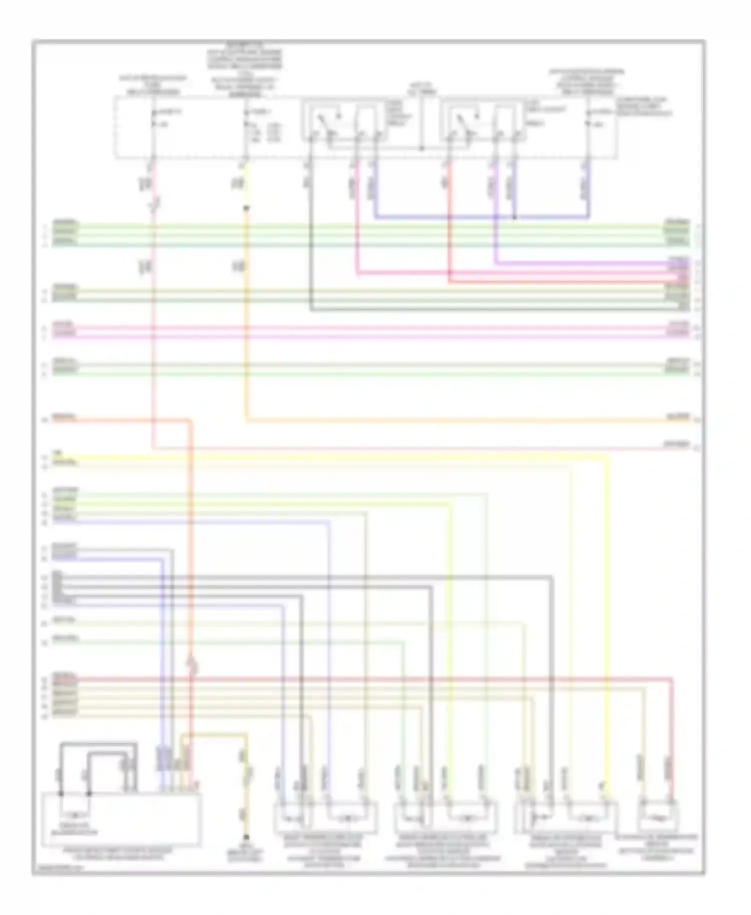 Passat Volkswagen B7 (2010-2015): Automatic a/c circuit (2 of 3)