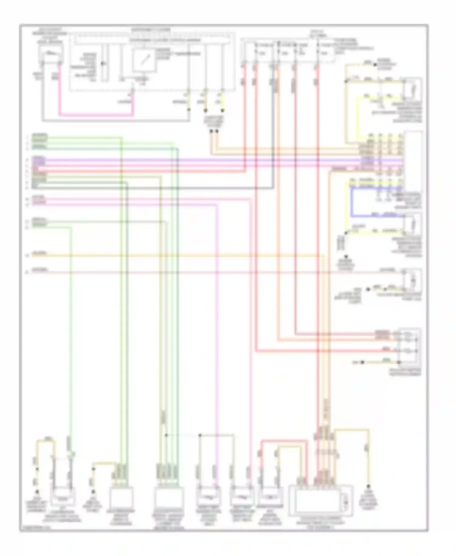 Passat Volkswagen B7 (2010-2015): Automatic a/c circuit (3 of 3)