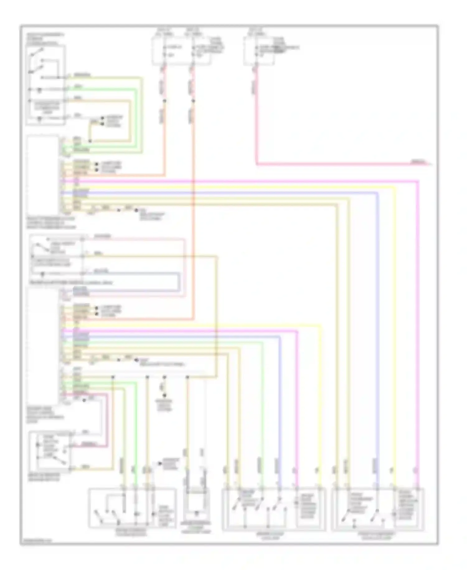 Passat Volkswagen B7 (2010-2015): Forced entry circuit (1 of 3)