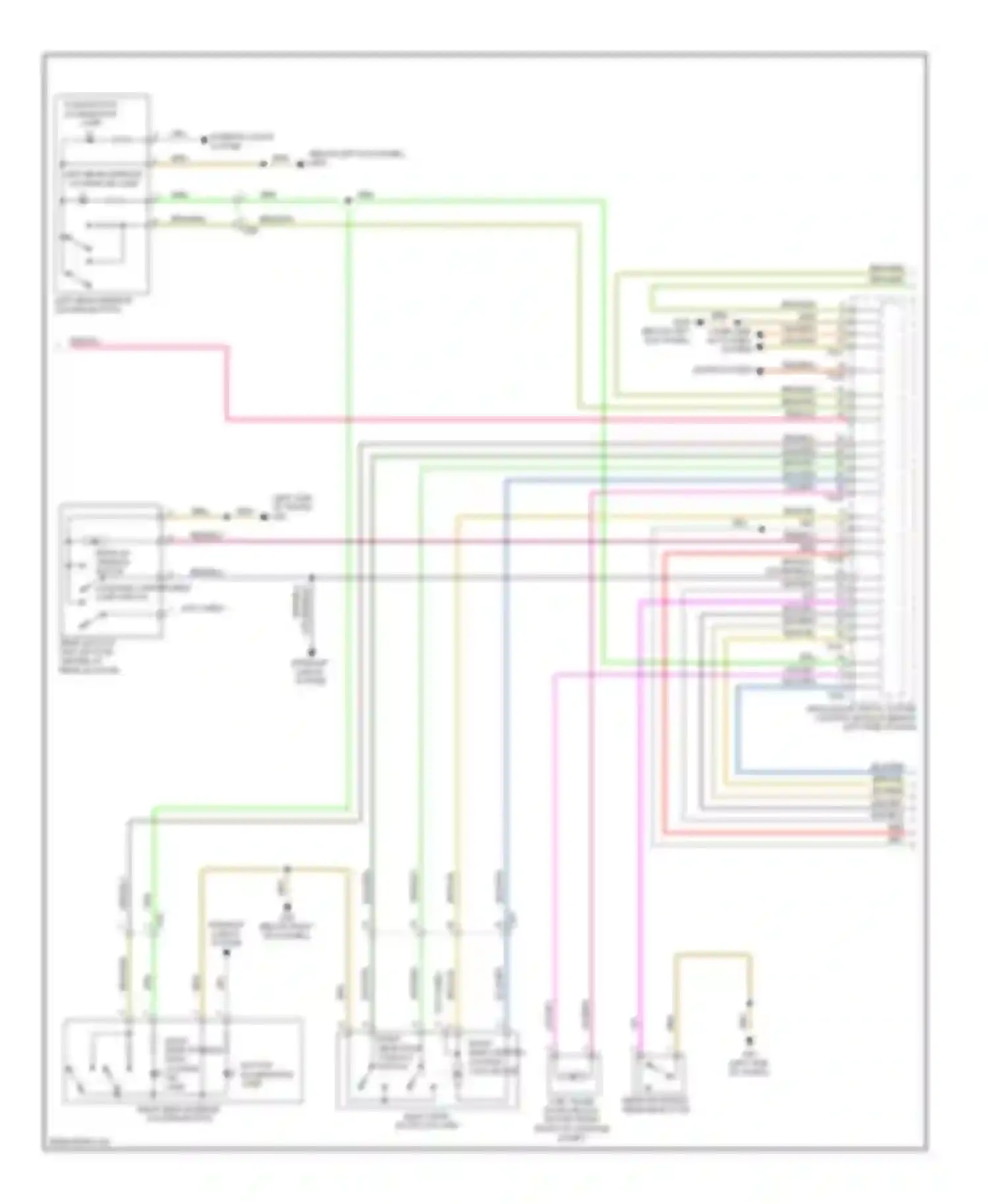 Passat Volkswagen B7 (2010-2015): Forced entry circuit (2 of 3)