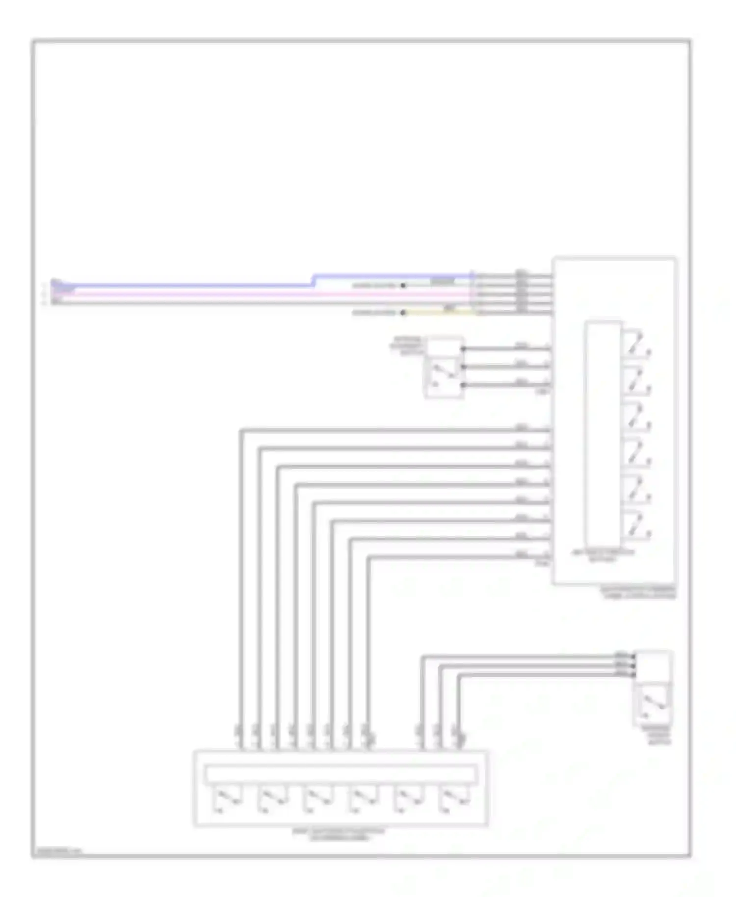 Passat Volkswagen B7 (2010-2015): Steering column electronic systems control module circuit (2 of 2)