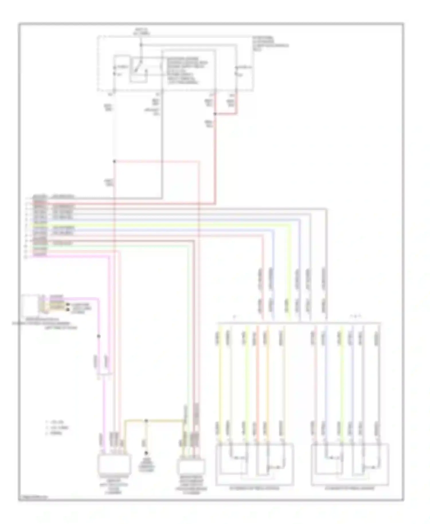 Passat Volkswagen B7 (2010-2015): Cruise control circuit (2 of 2)