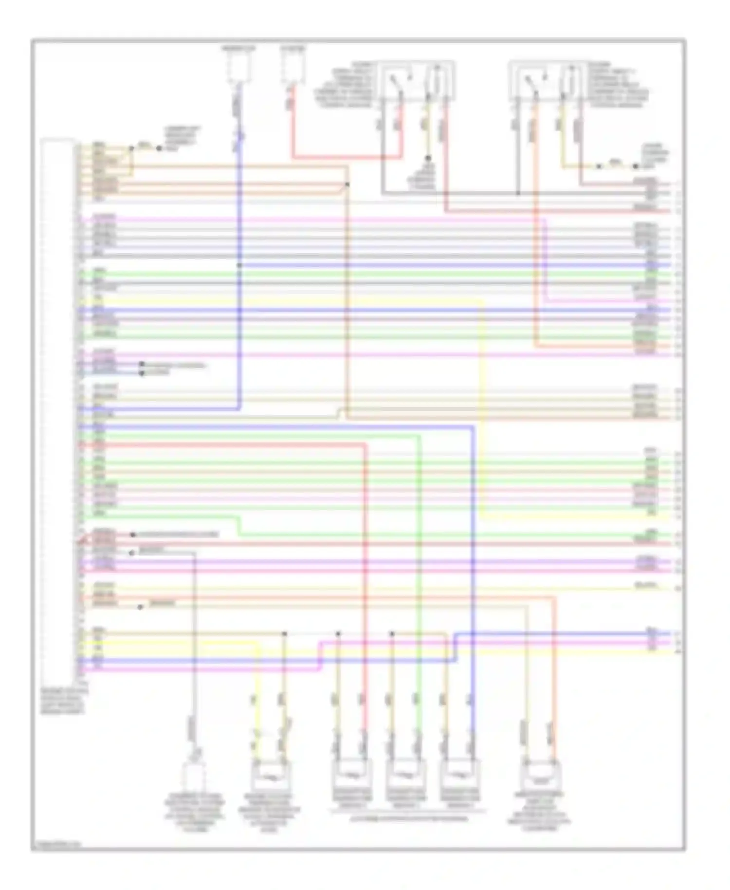 Passat Volkswagen B7 (2010-2015): Wiring diagram engine performance 2.0l turbo diesel (1 of 7)