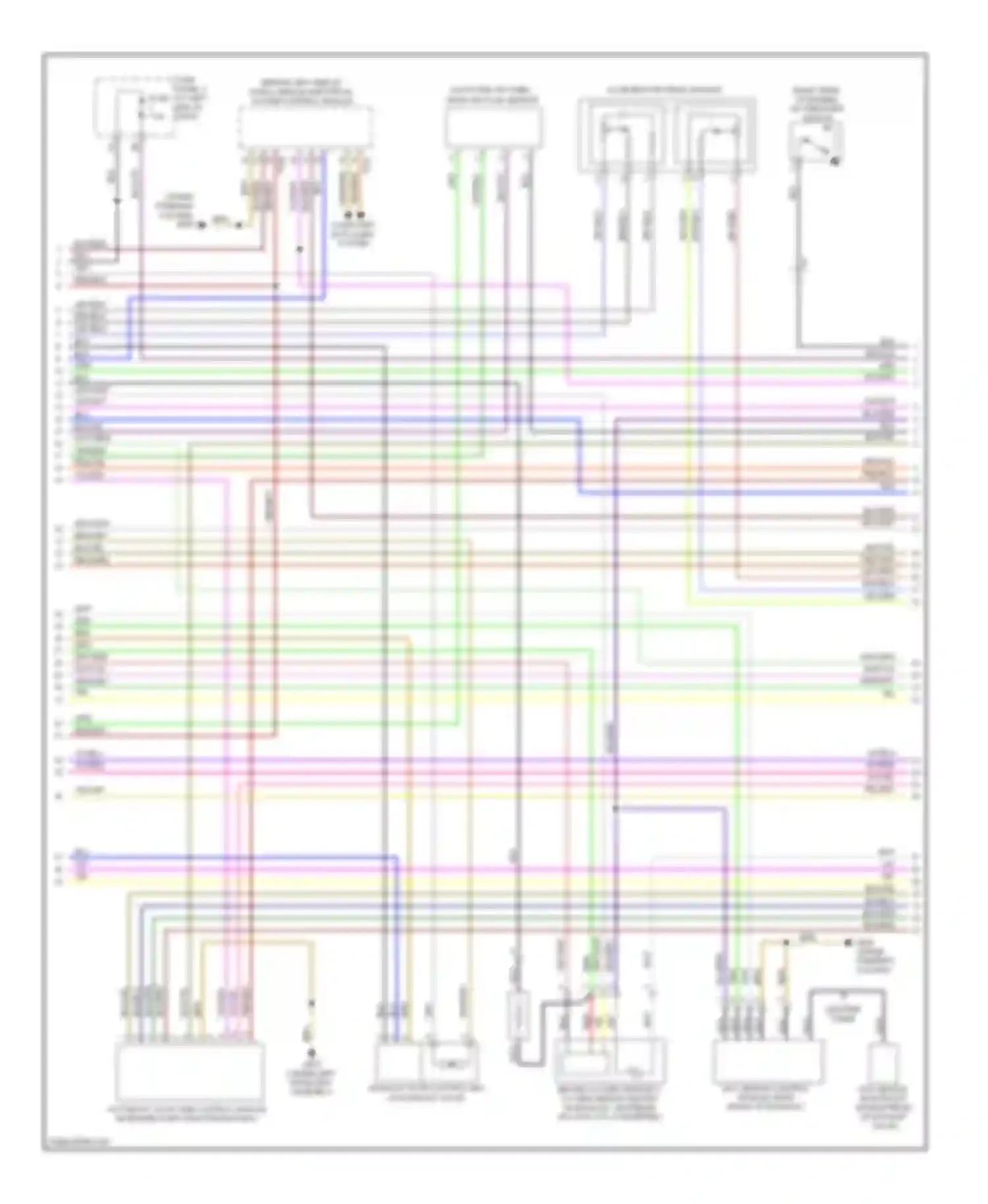 Passat Volkswagen B7 (2010-2015): Wiring diagram engine performance 2.0l turbo diesel (2 of 7)