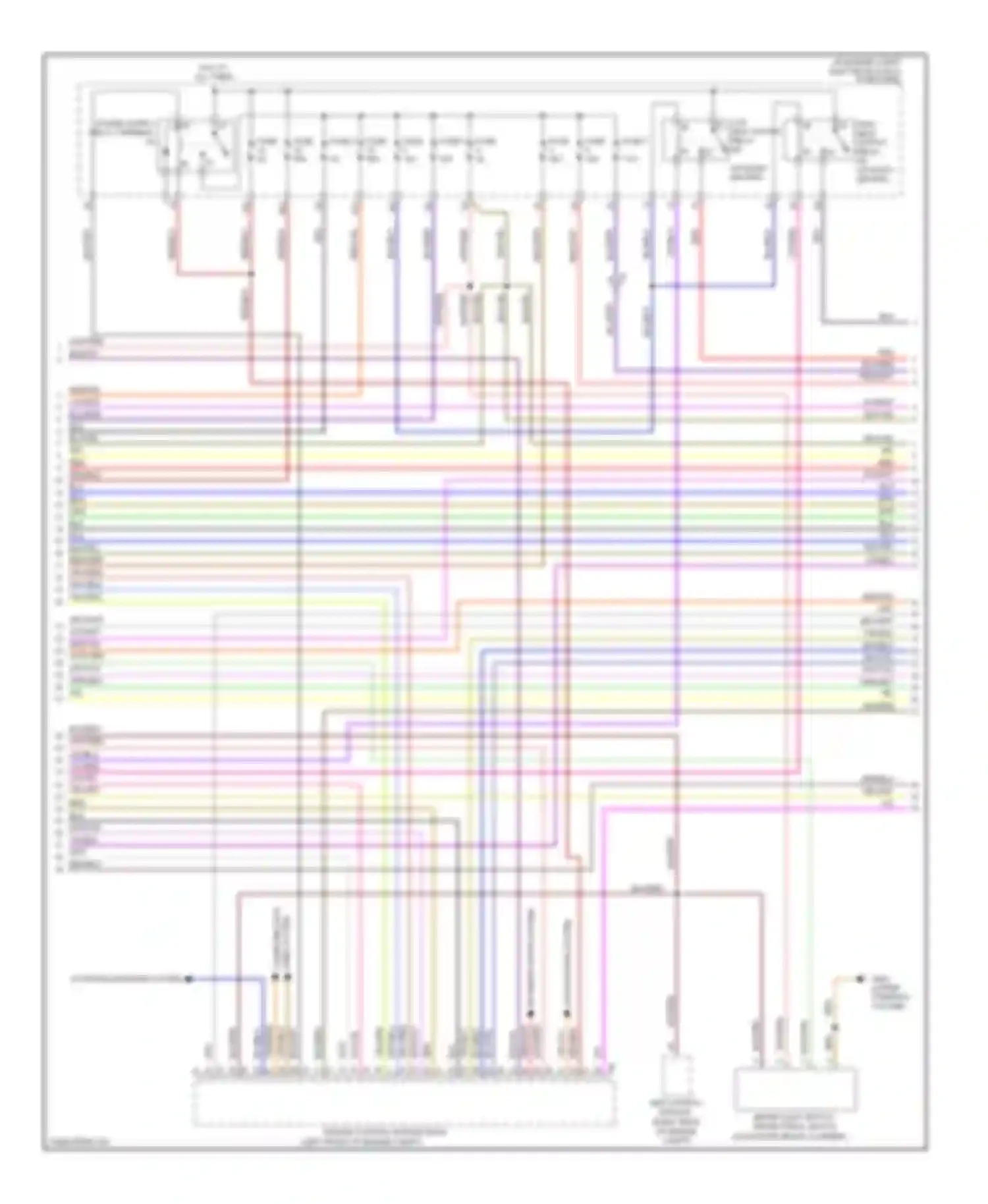 Passat Volkswagen B7 (2010-2015): Wiring diagram engine performance 2.0l turbo diesel (4 of 7)