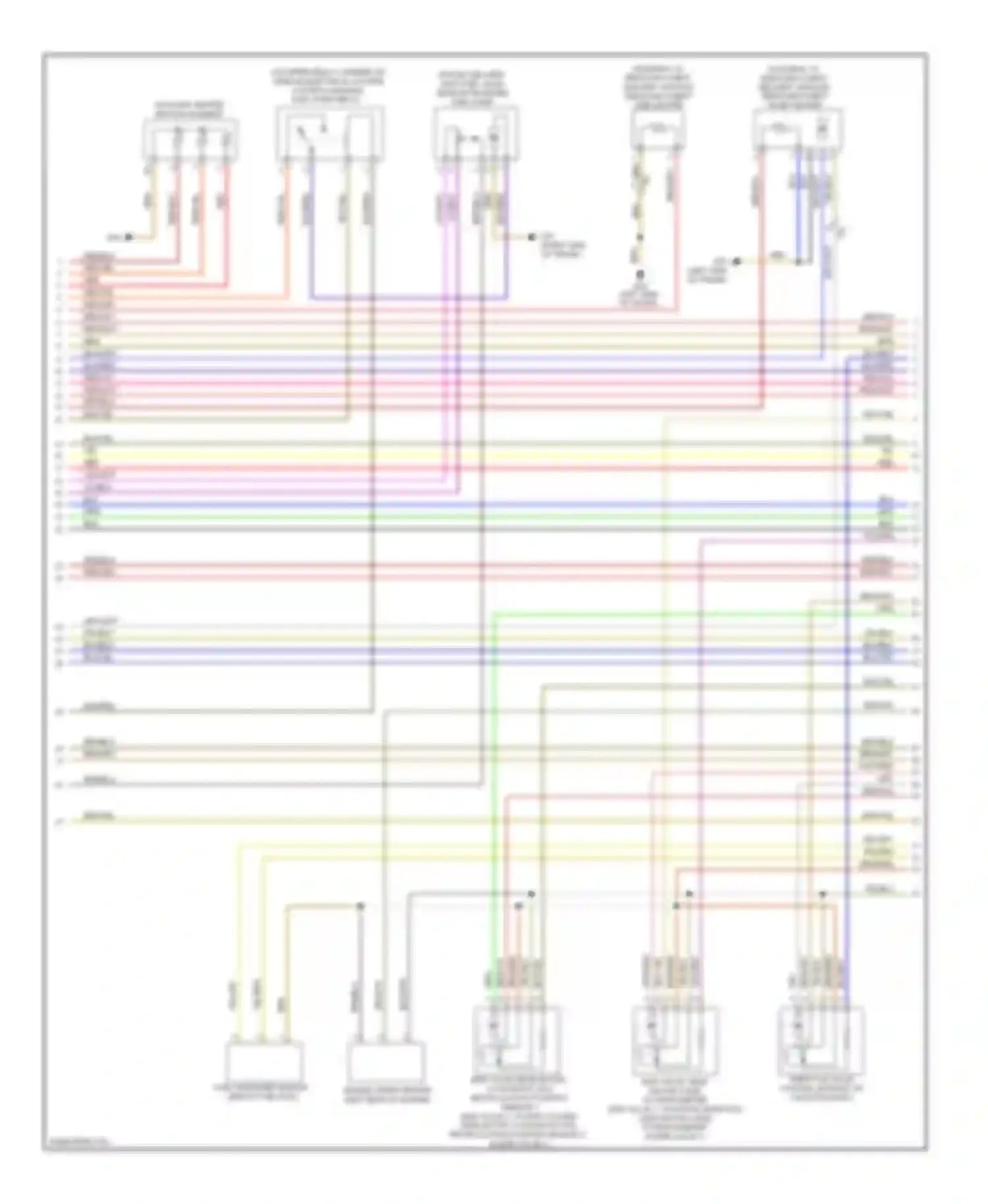 Passat Volkswagen B7 (2010-2015): Wiring diagram engine performance 2.0l turbo diesel (6 of 7)