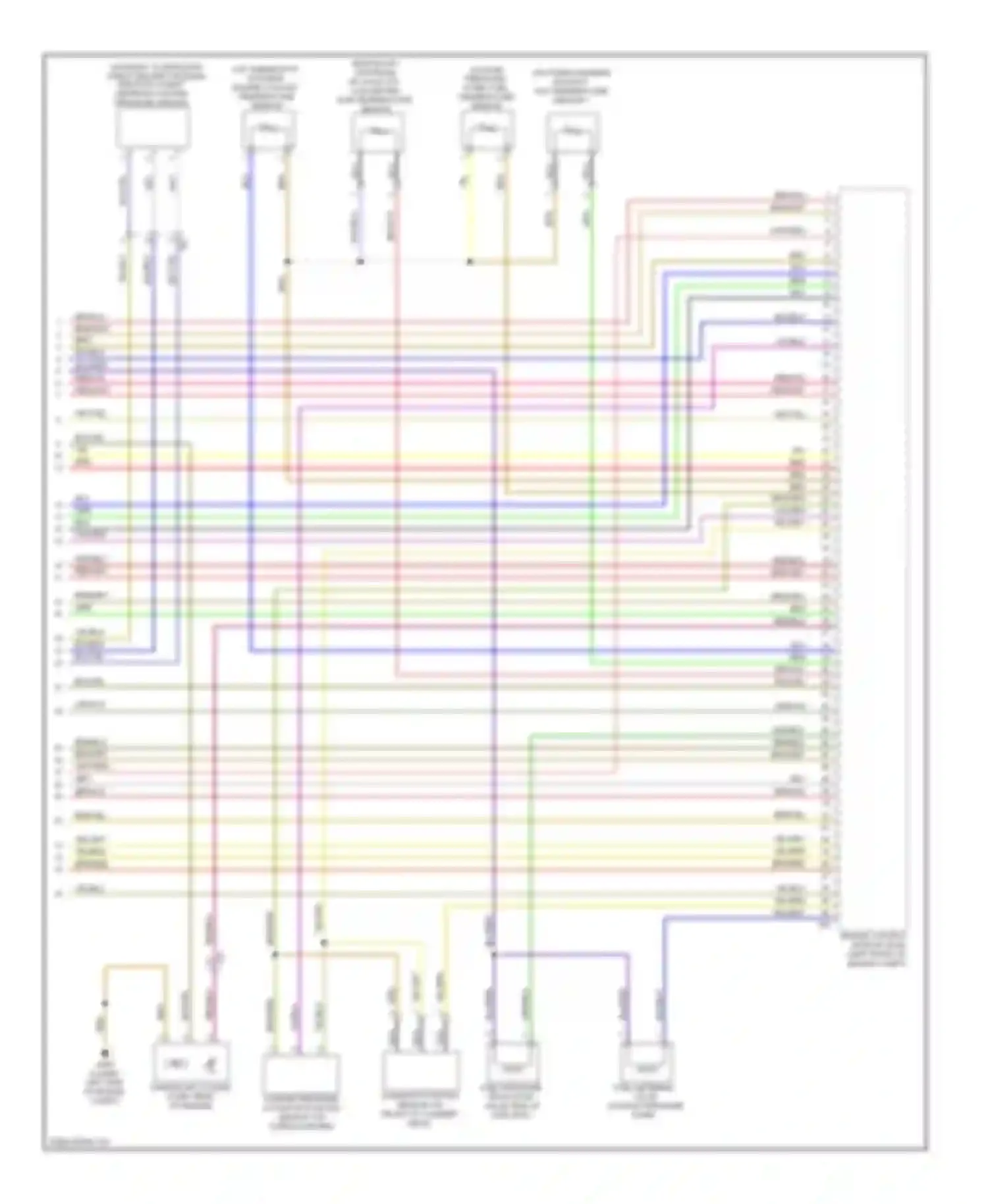 Passat Volkswagen B7 (2010-2015): Wiring diagram engine performance 2.0l turbo diesel (7 of 7)