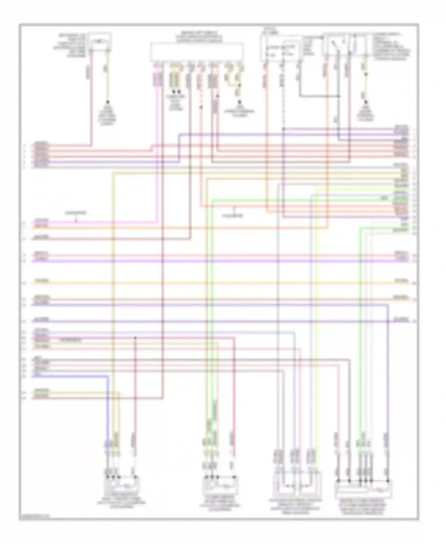 Passat Volkswagen B7 (2010-2015): Wiring diagram engine performance 2.5l (2 of 5)