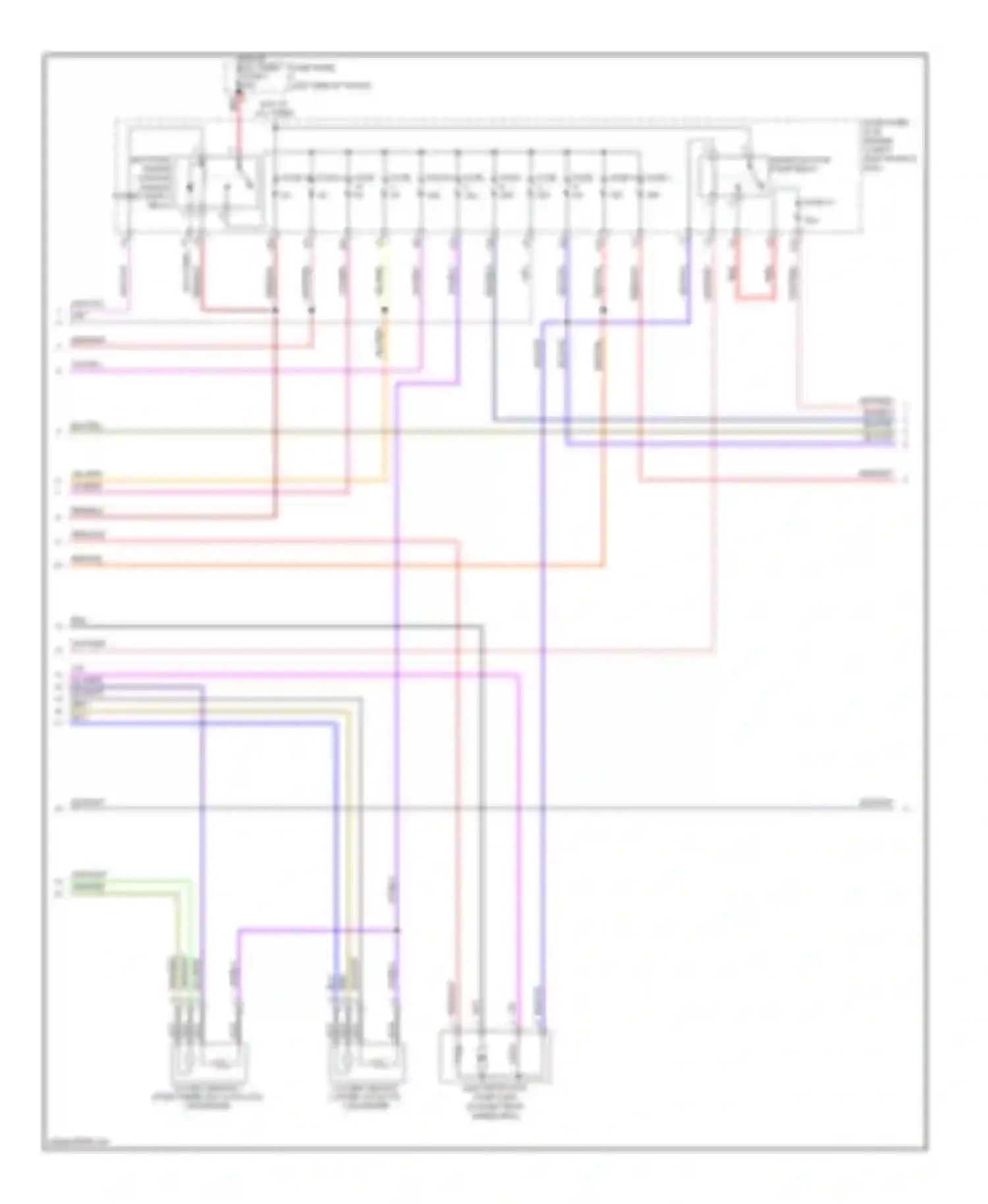 Passat Volkswagen B7 (2010-2015): Wiring diagram engine performance 3.6l (5 of 8)