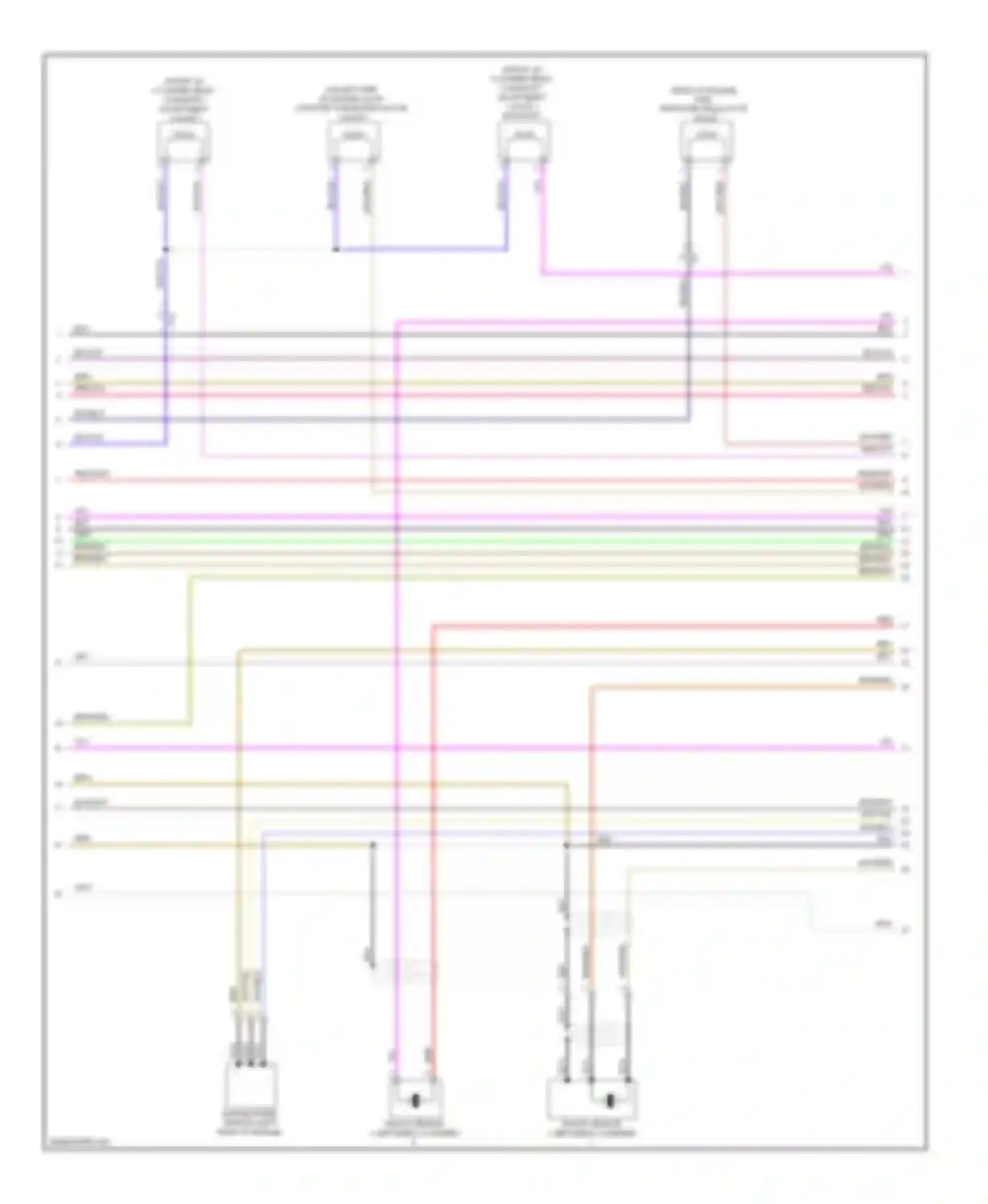 Passat Volkswagen B7 (2010-2015): Wiring diagram engine performance 3.6l (7 of 8)