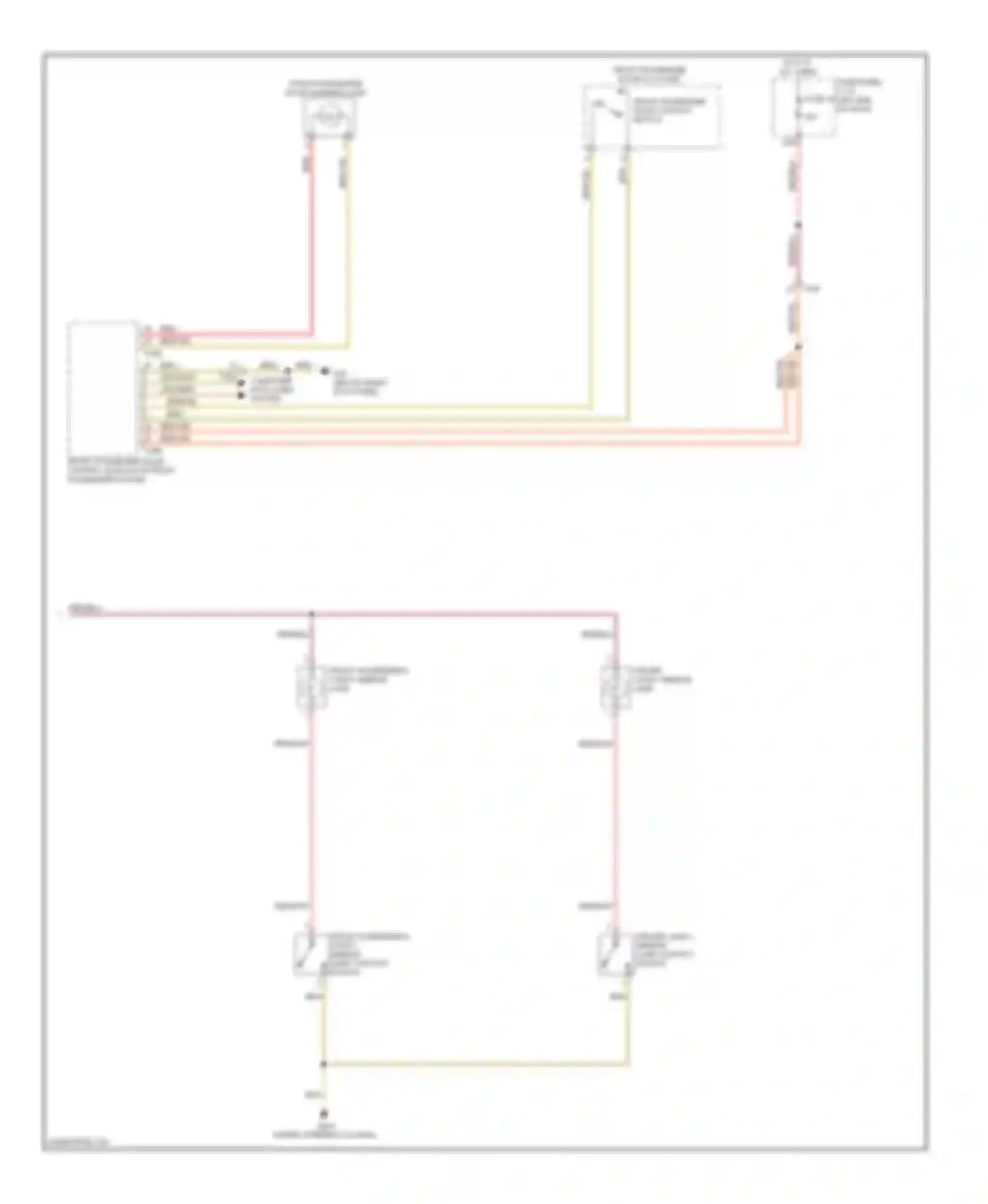 Passat Volkswagen B7 (2010-2015): Courtesy lamps circuit (3 of 3)
