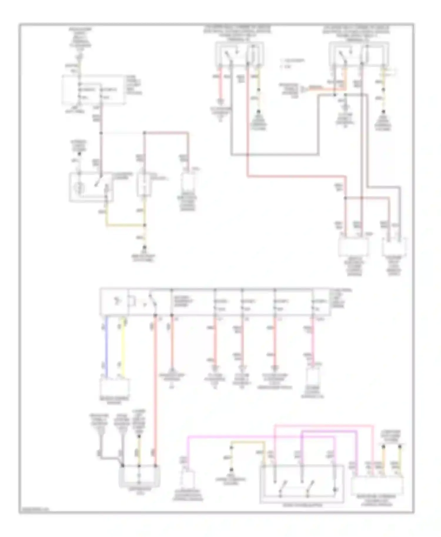 Passat Volkswagen B7 (2010-2015): Power distribution circuit (4 of 4)