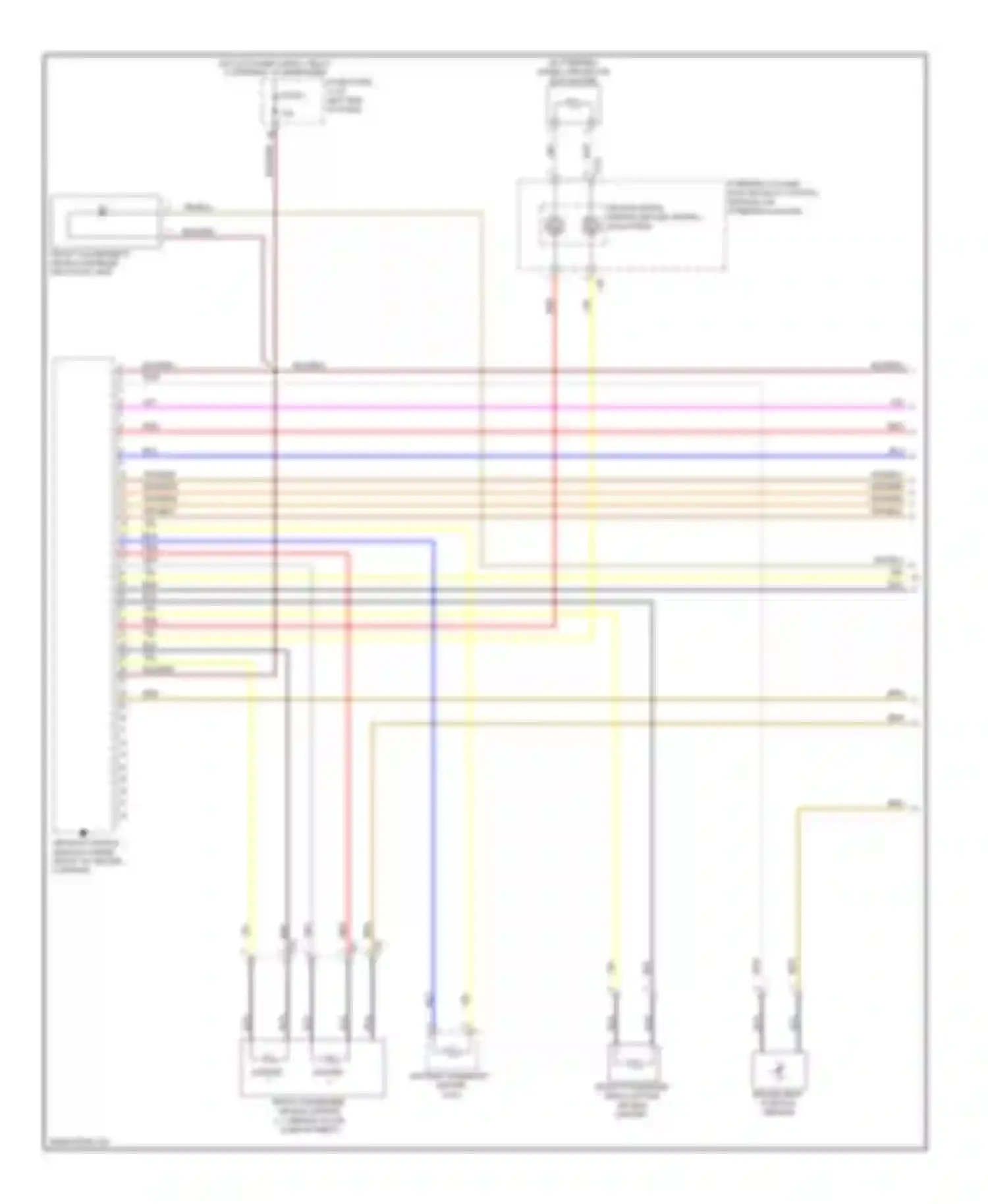 Passat Volkswagen B7 (2010-2015): Supplemental restraints circuit (1 of 3)
