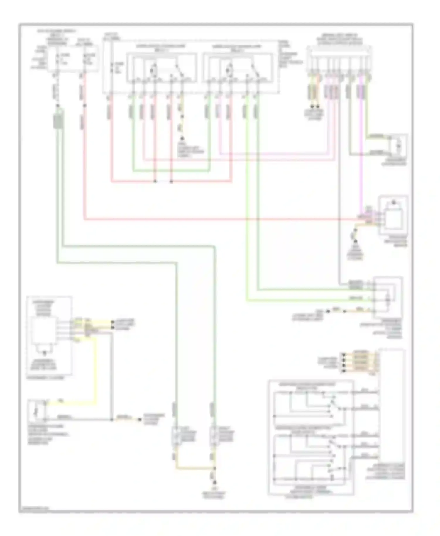 Passat Volkswagen B7 (2010-2015): Wiper/washer circuit