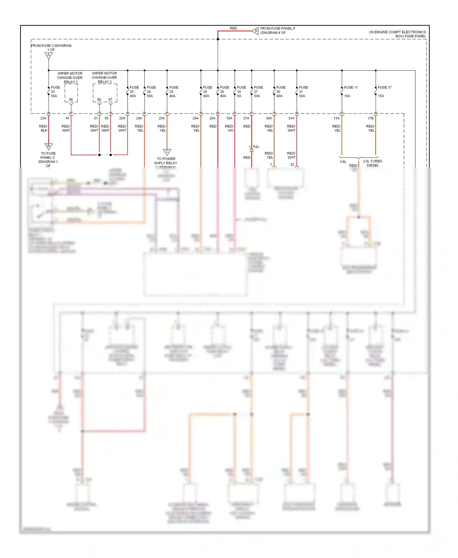 Wiring diagram abs coolant fan control control module module for Volkswagen Passat B7 (2010-2015) (1 of 1)