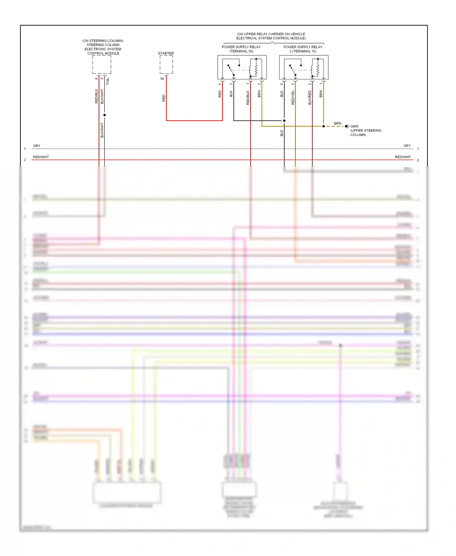 Wiring diagram accelerator pedal module for Volkswagen Passat B7 (2010-2015) (3 of 3)