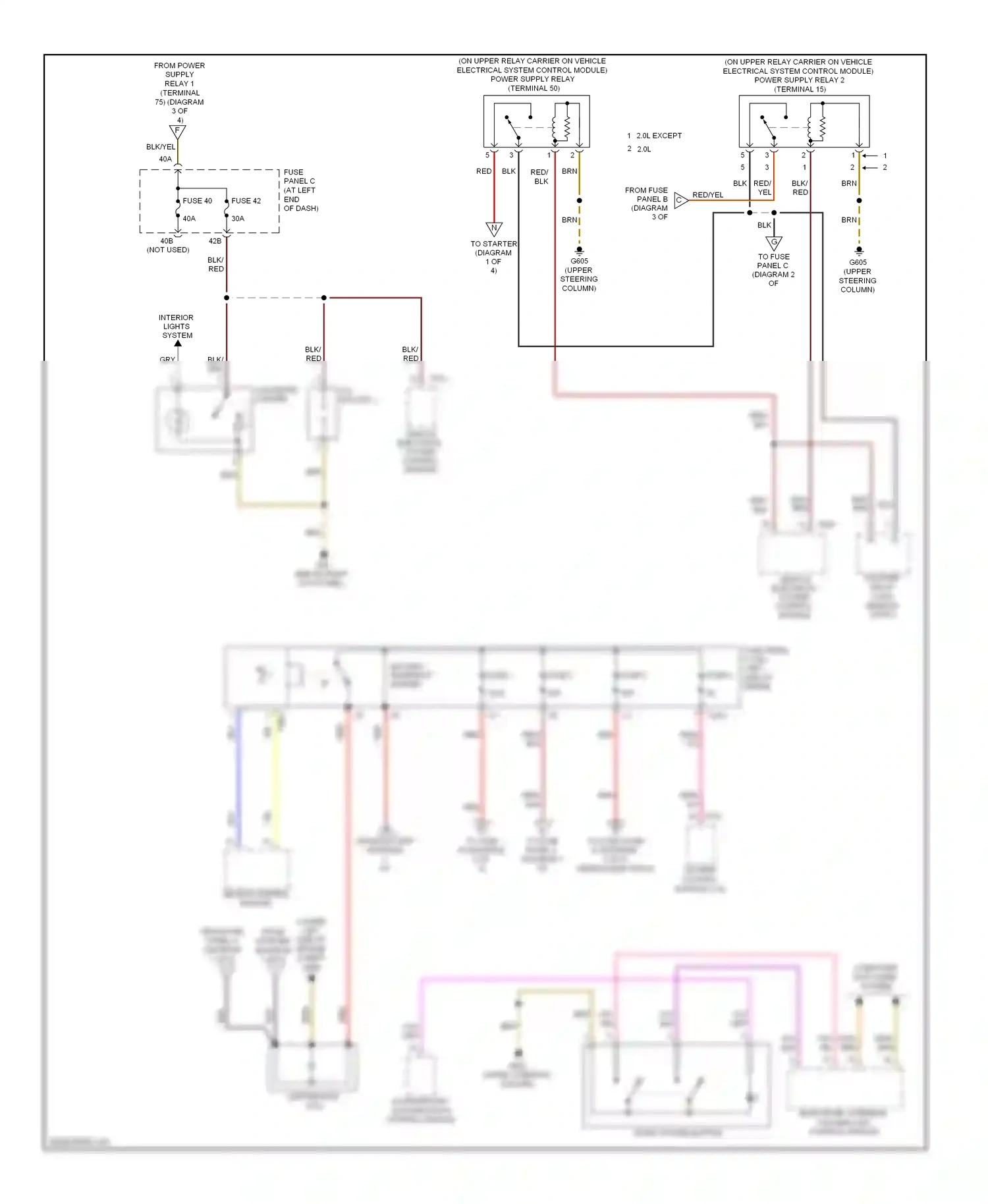 Wiring diagram battery interrupt igniter for Volkswagen Passat B7 (2010-2015) (3 of 3)
