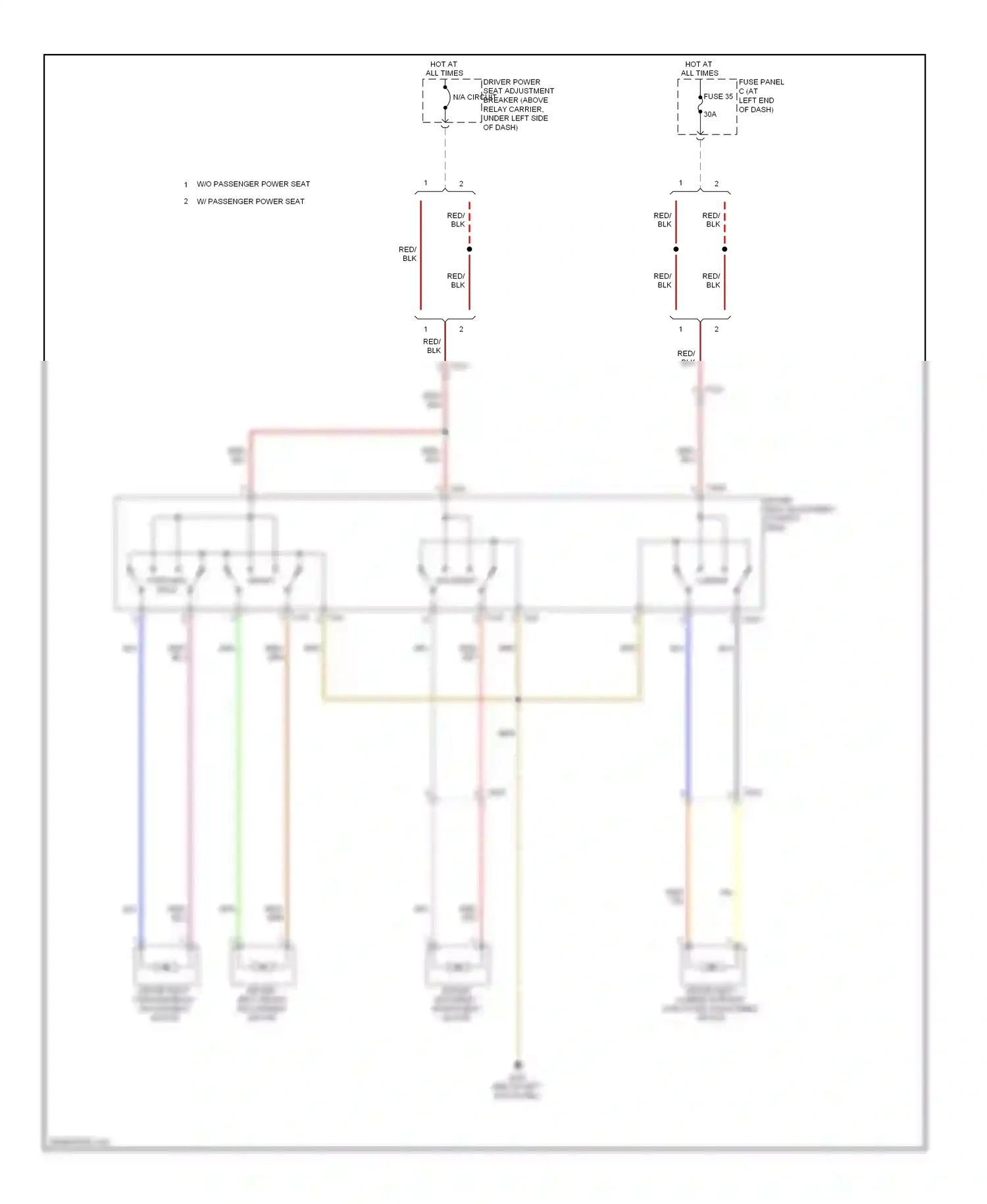 Wiring diagram blu for Volkswagen Passat B7 (2010-2015) (42 of 68)