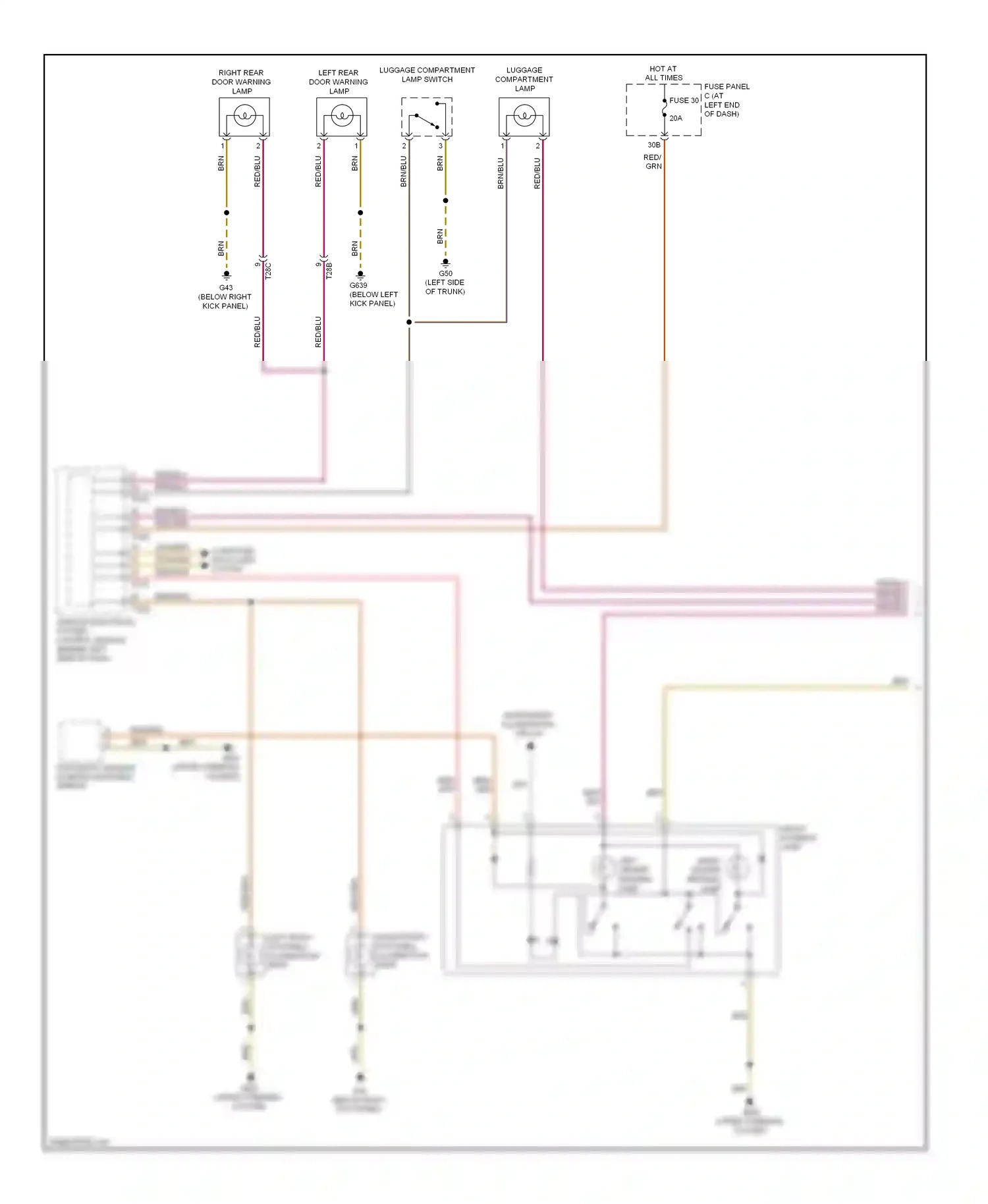Wiring diagram blu for Volkswagen Passat B7 (2010-2015) (31 of 68)