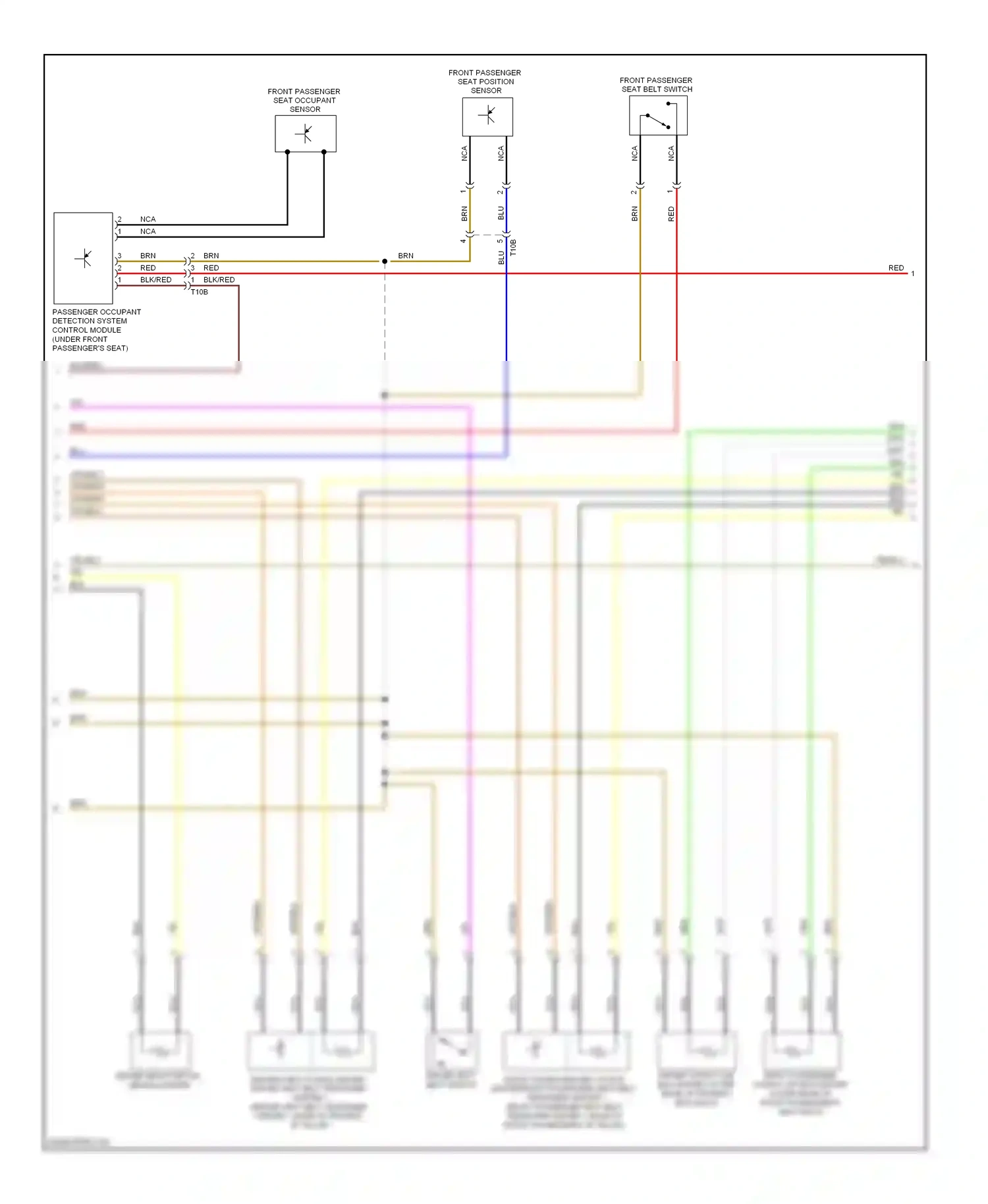 Wiring diagram blu for Volkswagen Passat B7 (2010-2015) (67 of 68)