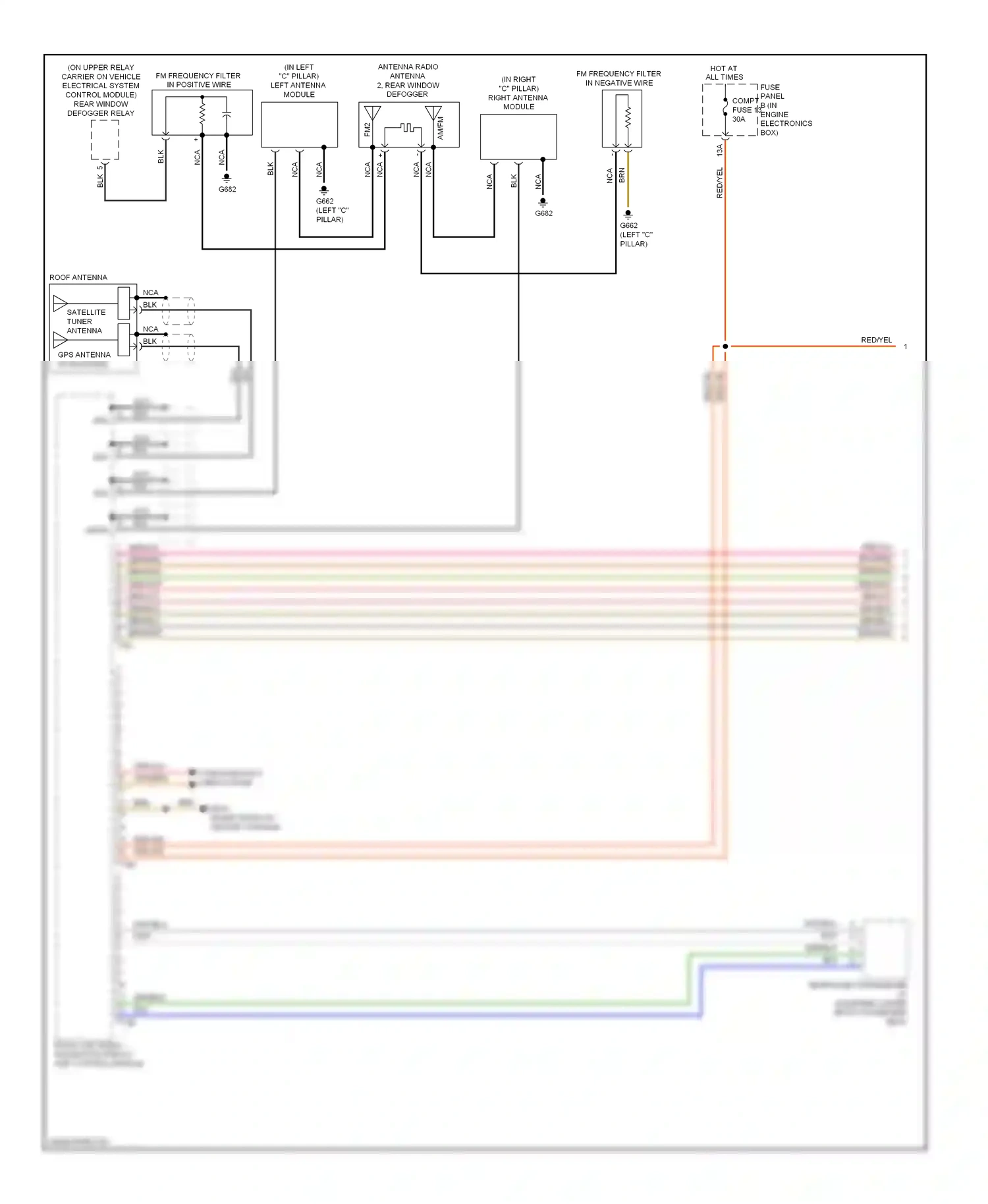 Wiring diagram blu for Volkswagen Passat B7 (2010-2015) (43 of 68)