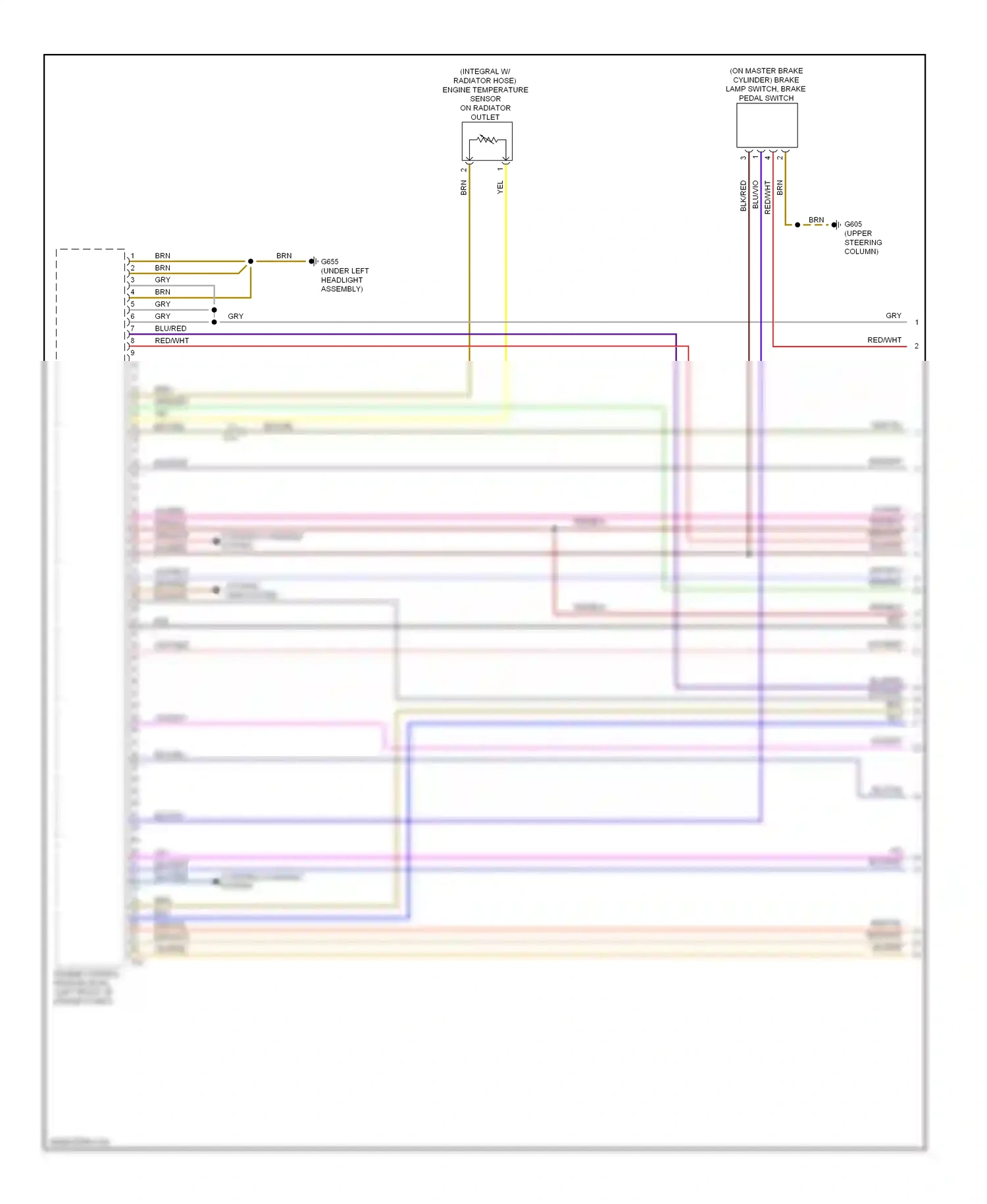 Wiring diagram blu/grn for Volkswagen Passat B7 (2010-2015) (10 of 14)