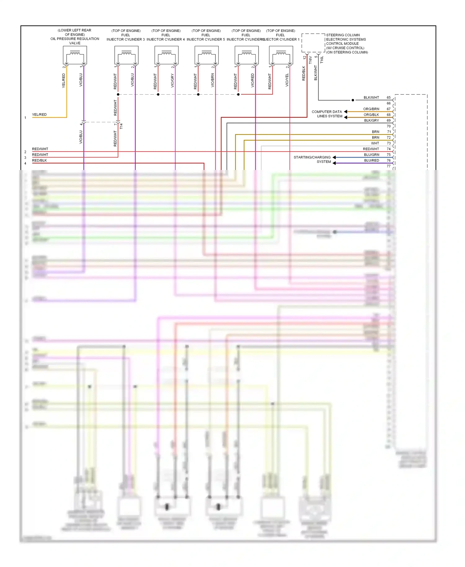 Wiring diagram blu/grn for Volkswagen Passat B7 (2010-2015) (9 of 14)