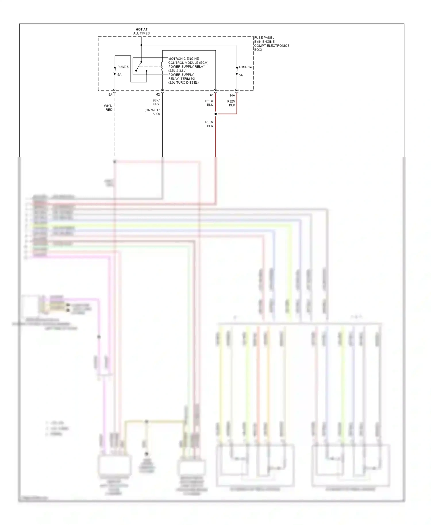Wiring diagram computer data lines system for Volkswagen Passat B7 (2010-2015) (13 of 69)
