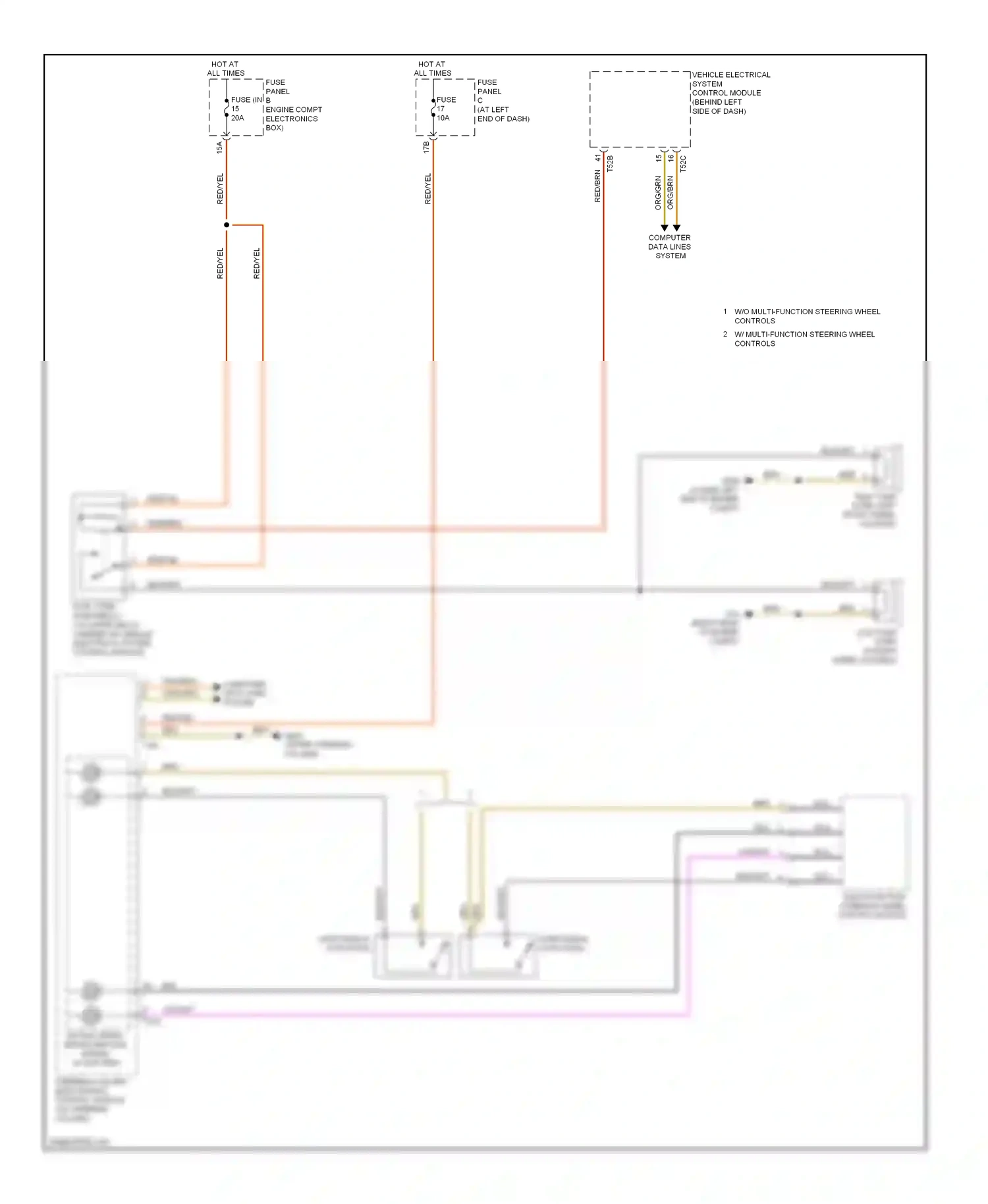 Wiring diagram computer data lines system for Volkswagen Passat B7 (2010-2015) (27 of 69)