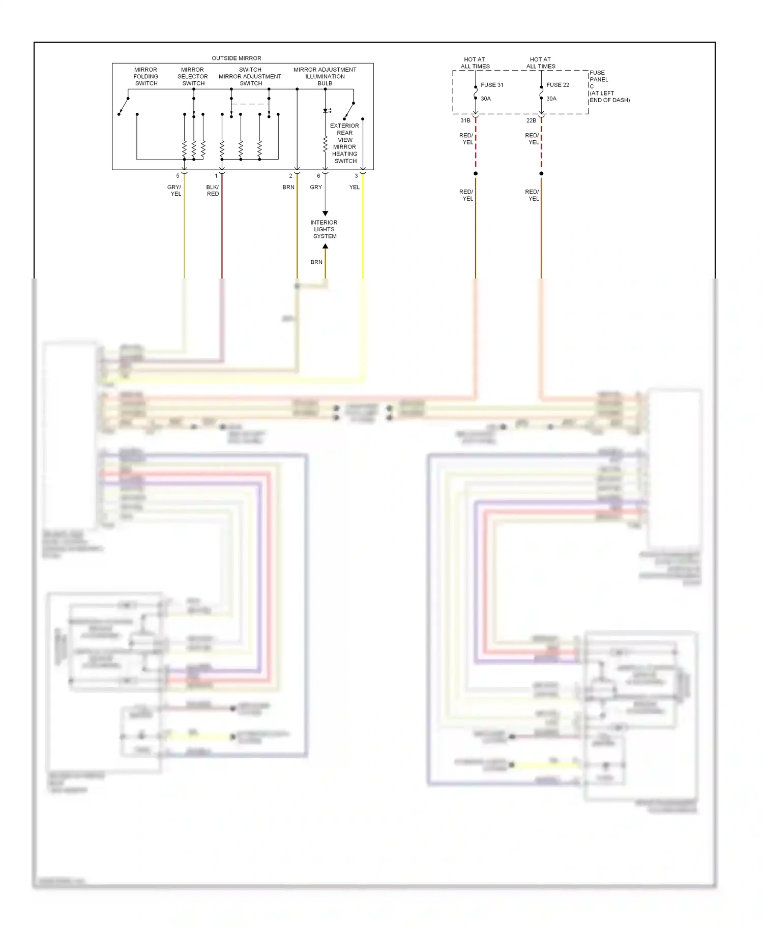 Wiring diagram computer data lines system for Volkswagen Passat B7 (2010-2015) (46 of 69)