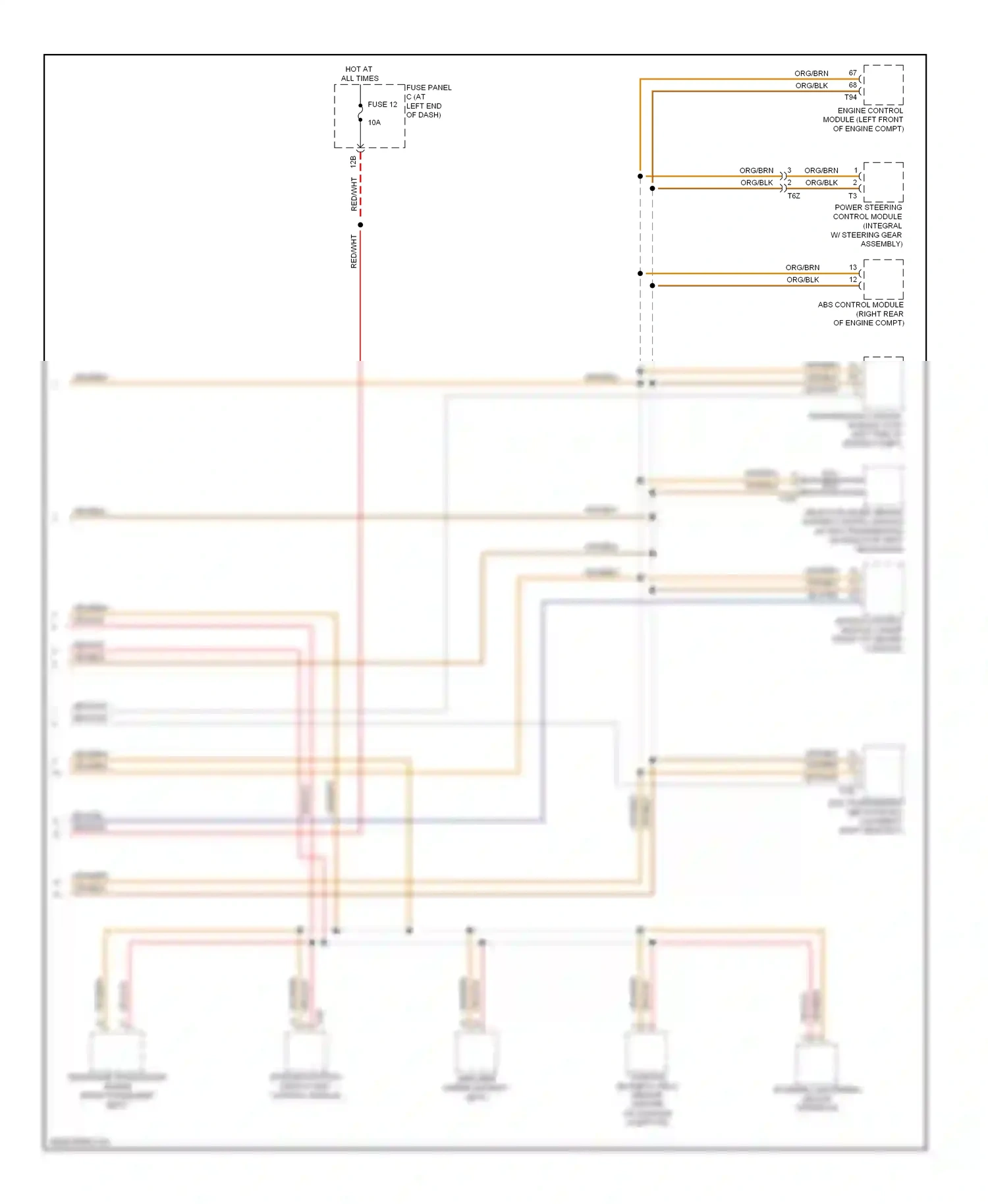 Wiring diagram external multimedia device interface for Volkswagen Passat B7 (2010-2015) (1 of 1)