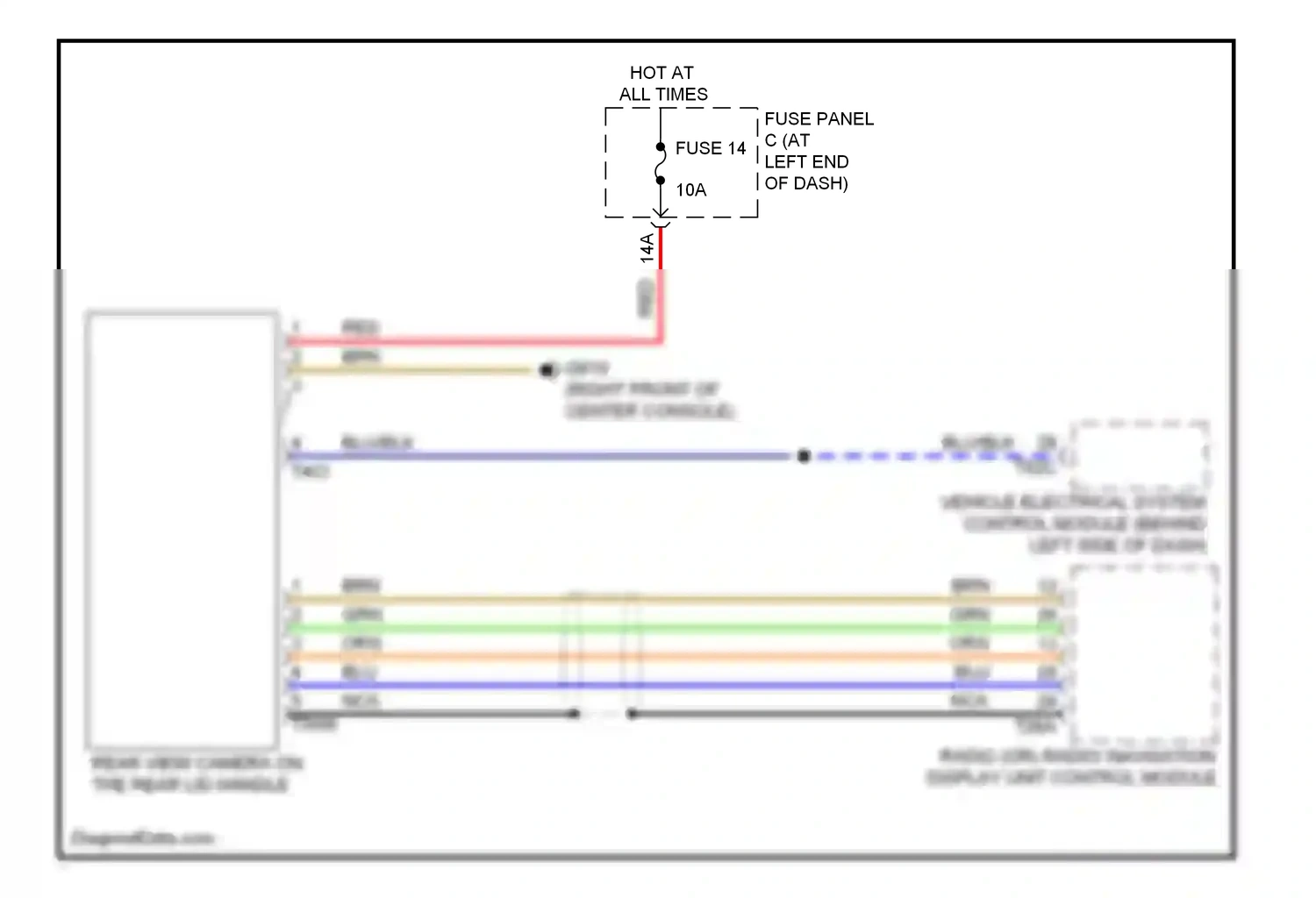Wiring diagram nca for Volkswagen Passat B7 (2010-2015) (40 of 62)