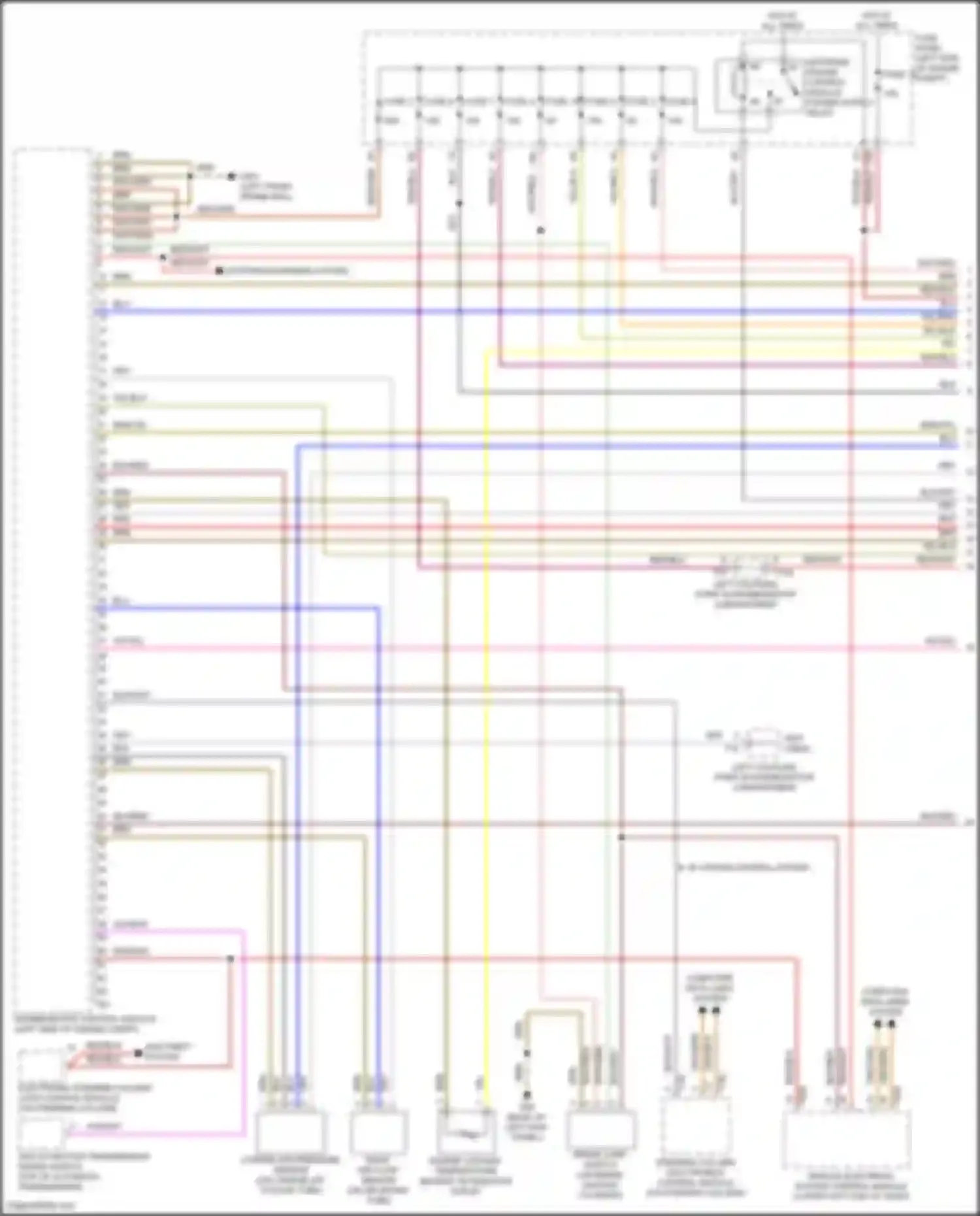 Passat Volkswagen B8 facelift (2019-2024): Wiring diagram engine performance 2.0l turbo (1 of 7)