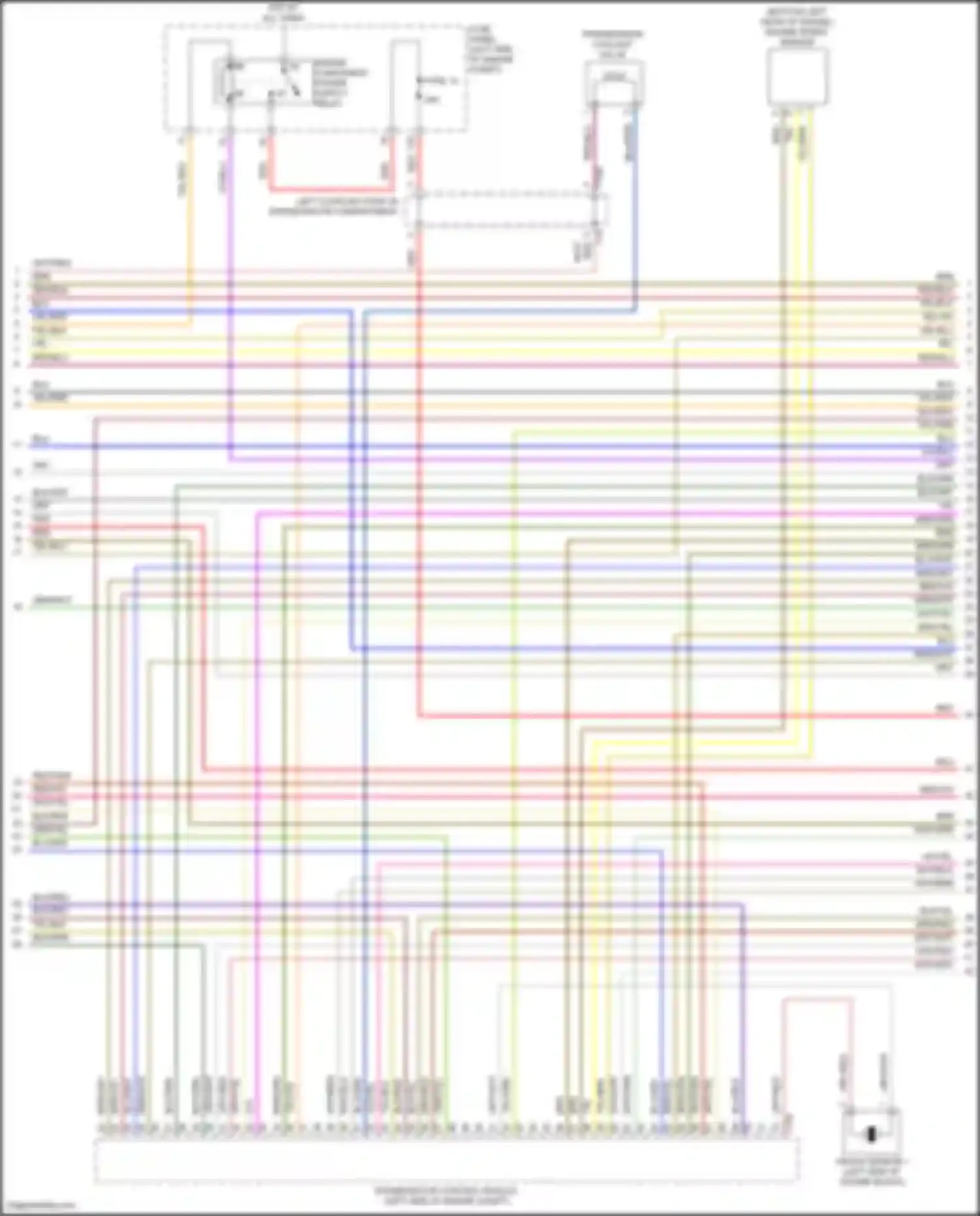 Passat Volkswagen B8 facelift (2019-2024): Wiring diagram engine performance 2.0l turbo (3 of 7)