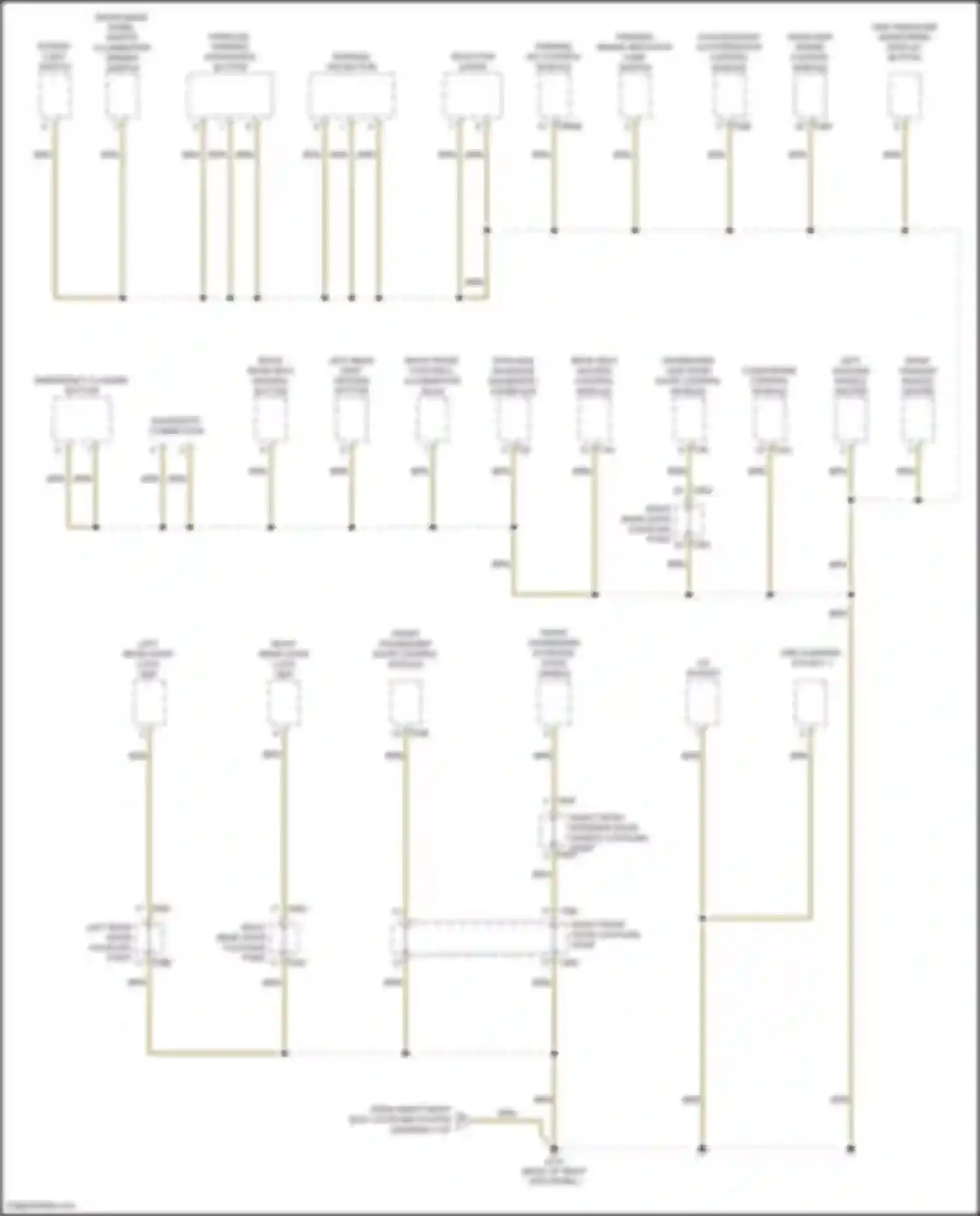 Passat Volkswagen B8 facelift (2019-2024): Ground distribution circuit (4 of 4)