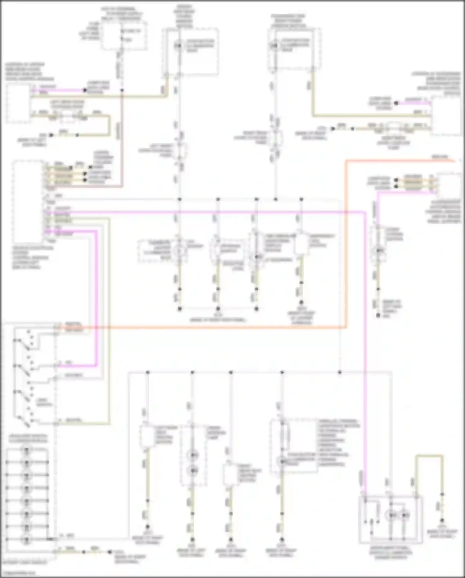 Passat Volkswagen B8 facelift (2019-2024): Instrument illumination circuit (1 of 2)