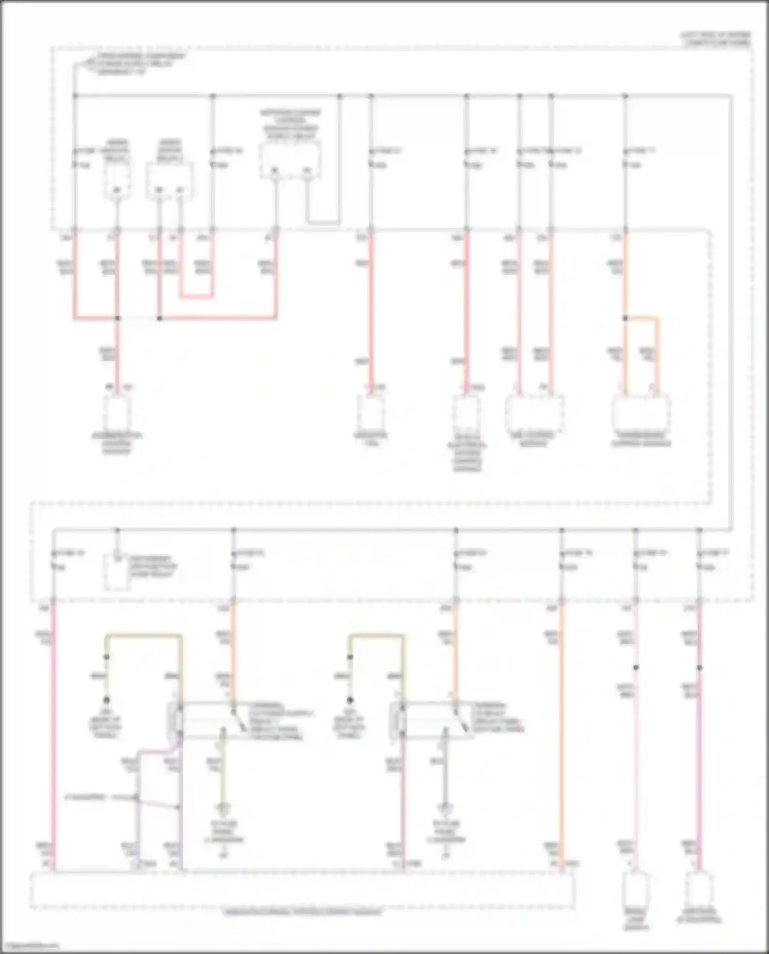Passat Volkswagen B8 facelift (2019-2024): Power distribution circuit (4 of 5)