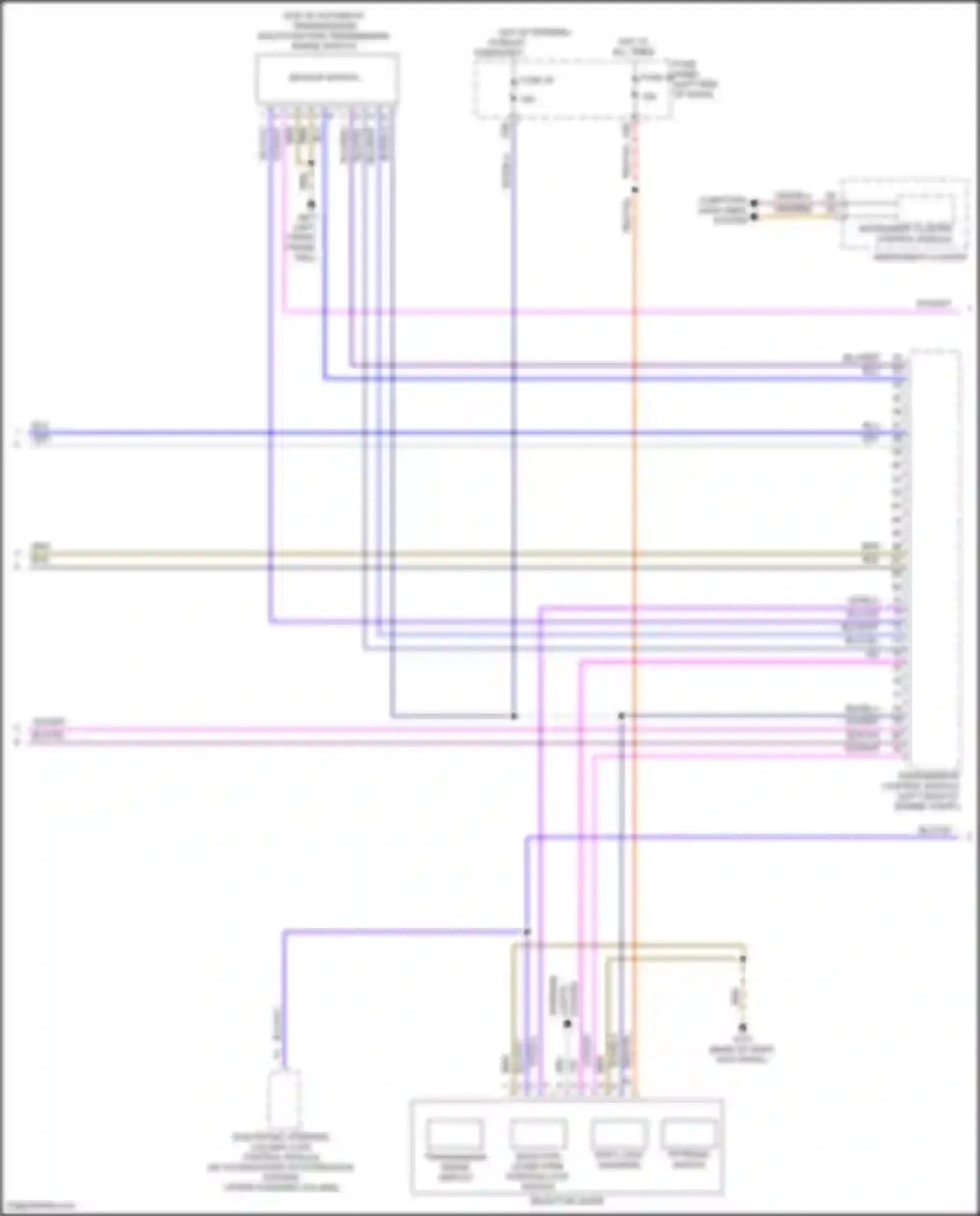 Passat Volkswagen B8 facelift (2019-2024): Transmission circuit (2 of 3)