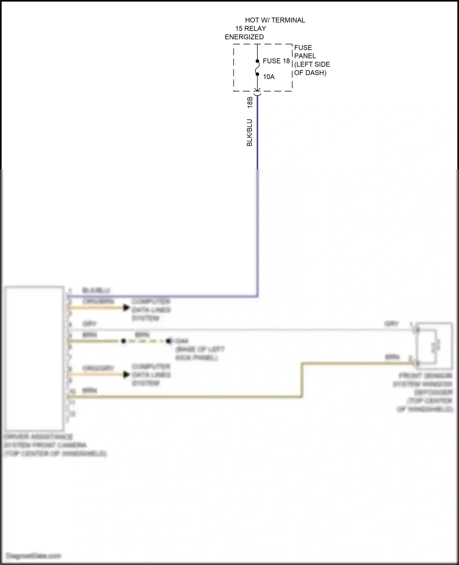 Wiring diagram computer data lines system for Volkswagen Passat B8 facelift (2019-2024) (26 of 64)