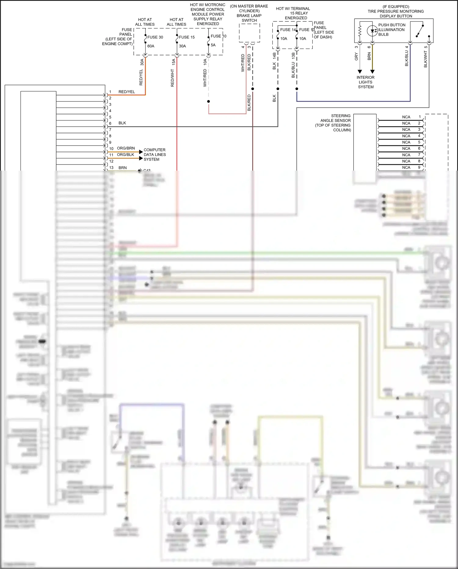 Wiring diagram computer data lines system for Volkswagen Passat B8 facelift (2019-2024) (31 of 64)