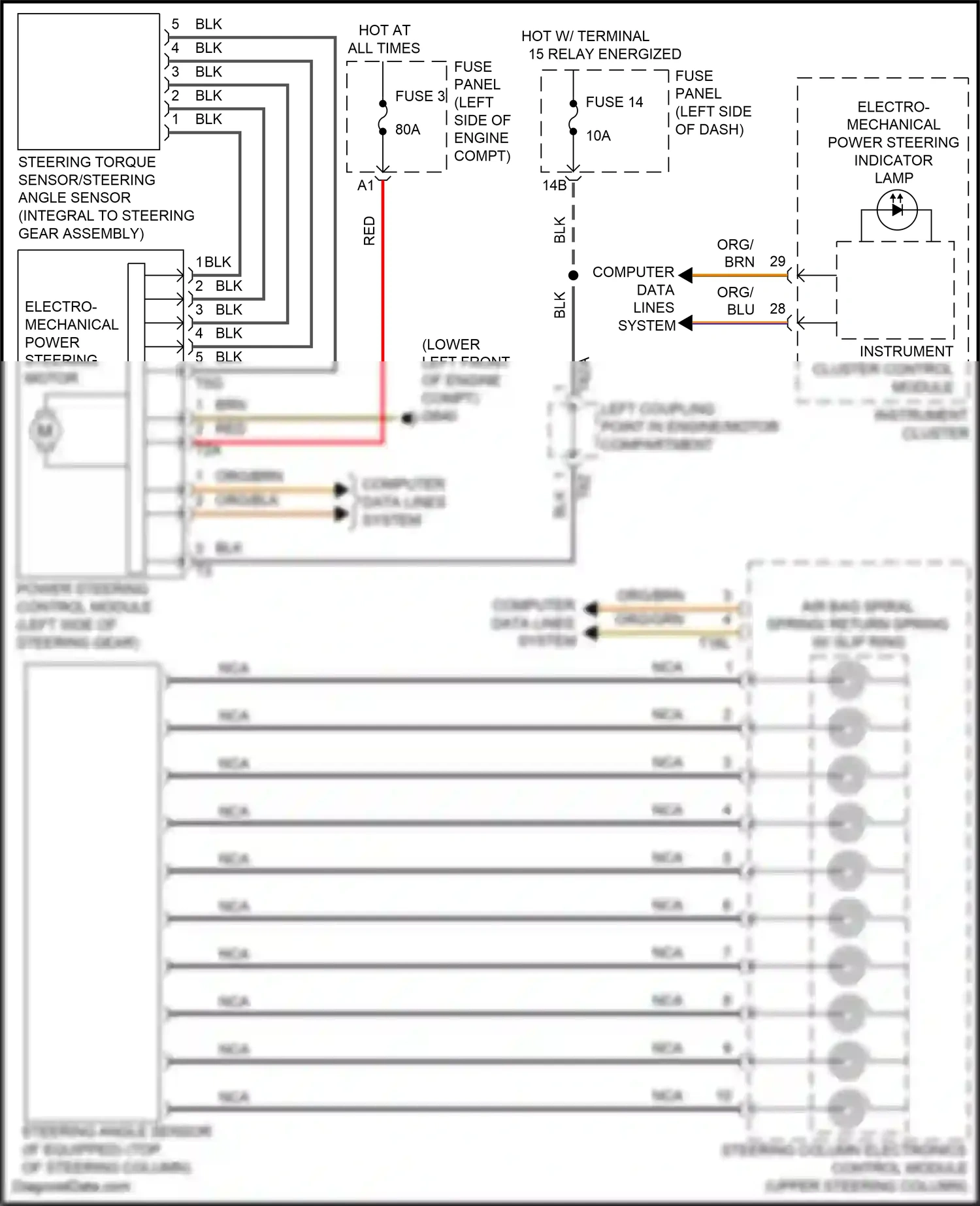 Wiring diagram computer data lines system for Volkswagen Passat B8 facelift (2019-2024) (15 of 64)