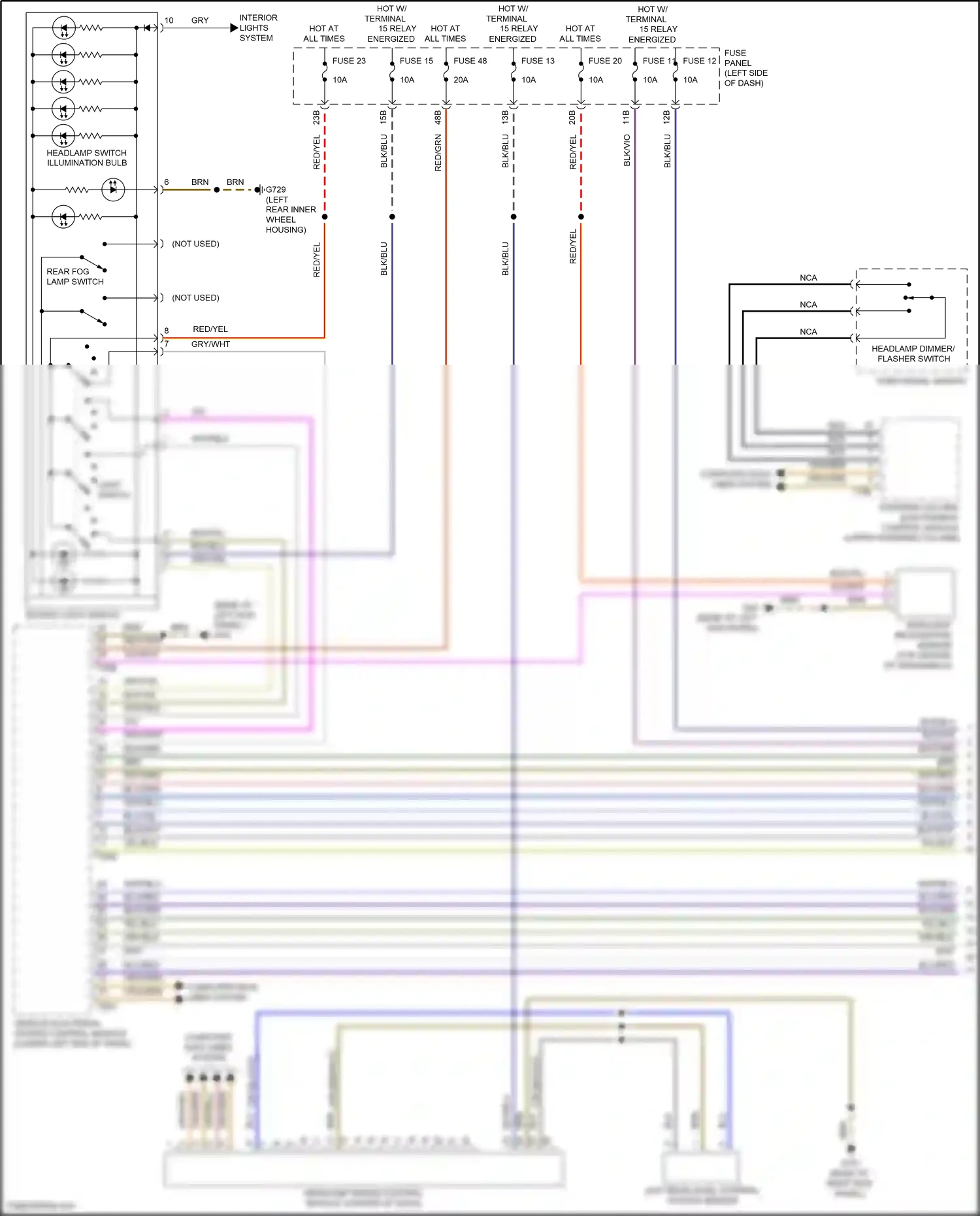 Wiring diagram computer data lines system for Volkswagen Passat B8 facelift (2019-2024) (43 of 64)