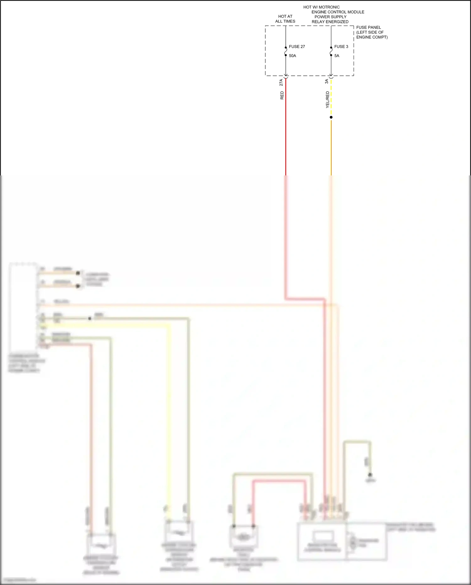 Wiring diagram engine coolant temperature sensor for Volkswagen Passat B8 facelift (2019-2024) (3 of 4)