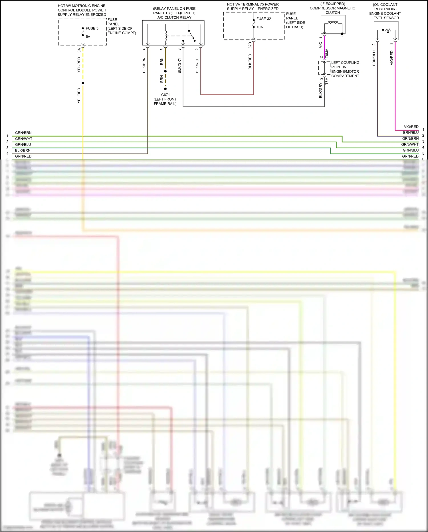 Wiring diagram fuse panel b for Volkswagen Passat B8 facelift (2019-2024) (12 of 24)
