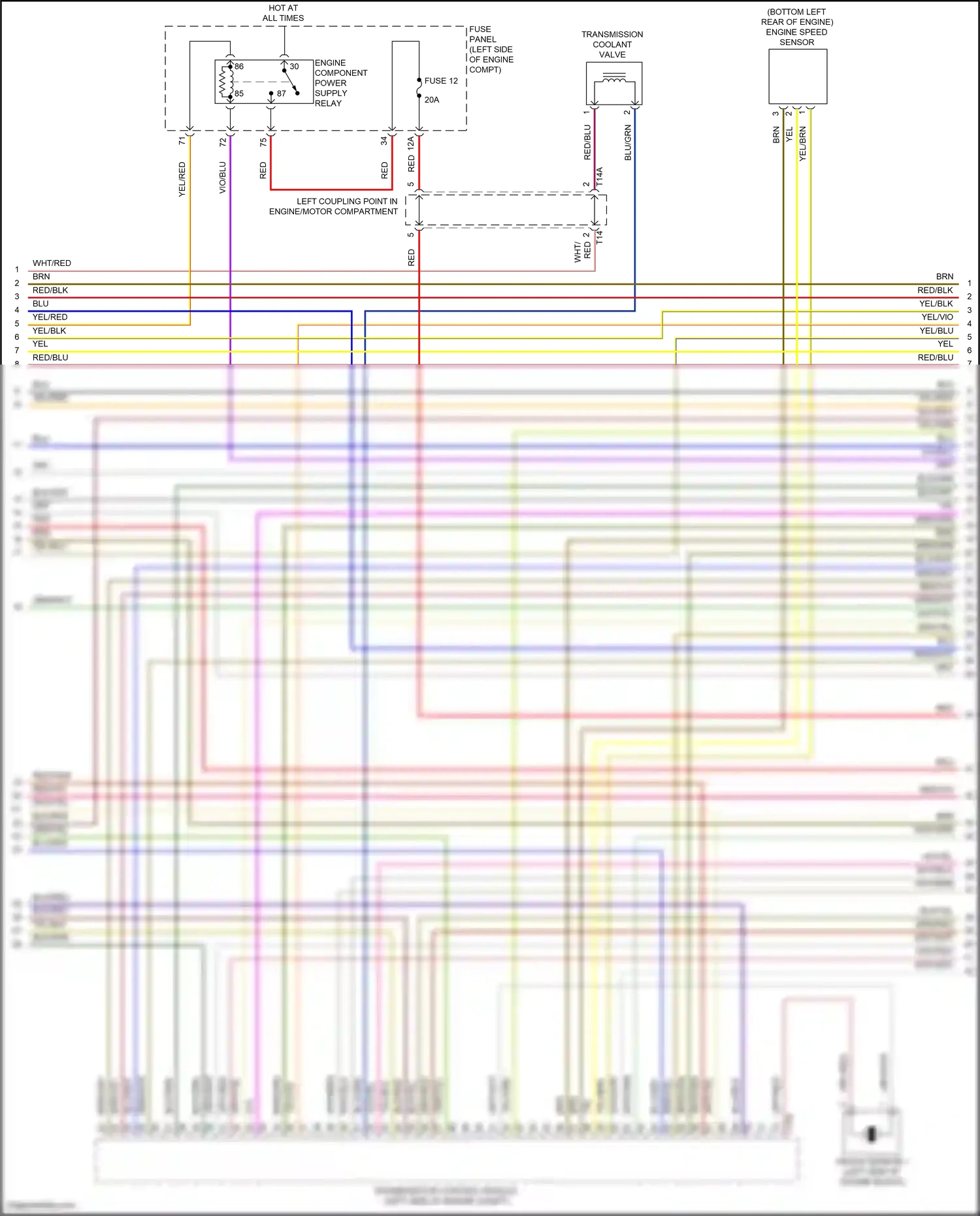 Wiring diagram fuse panel b for Volkswagen Passat B8 facelift (2019-2024) (24 of 24)