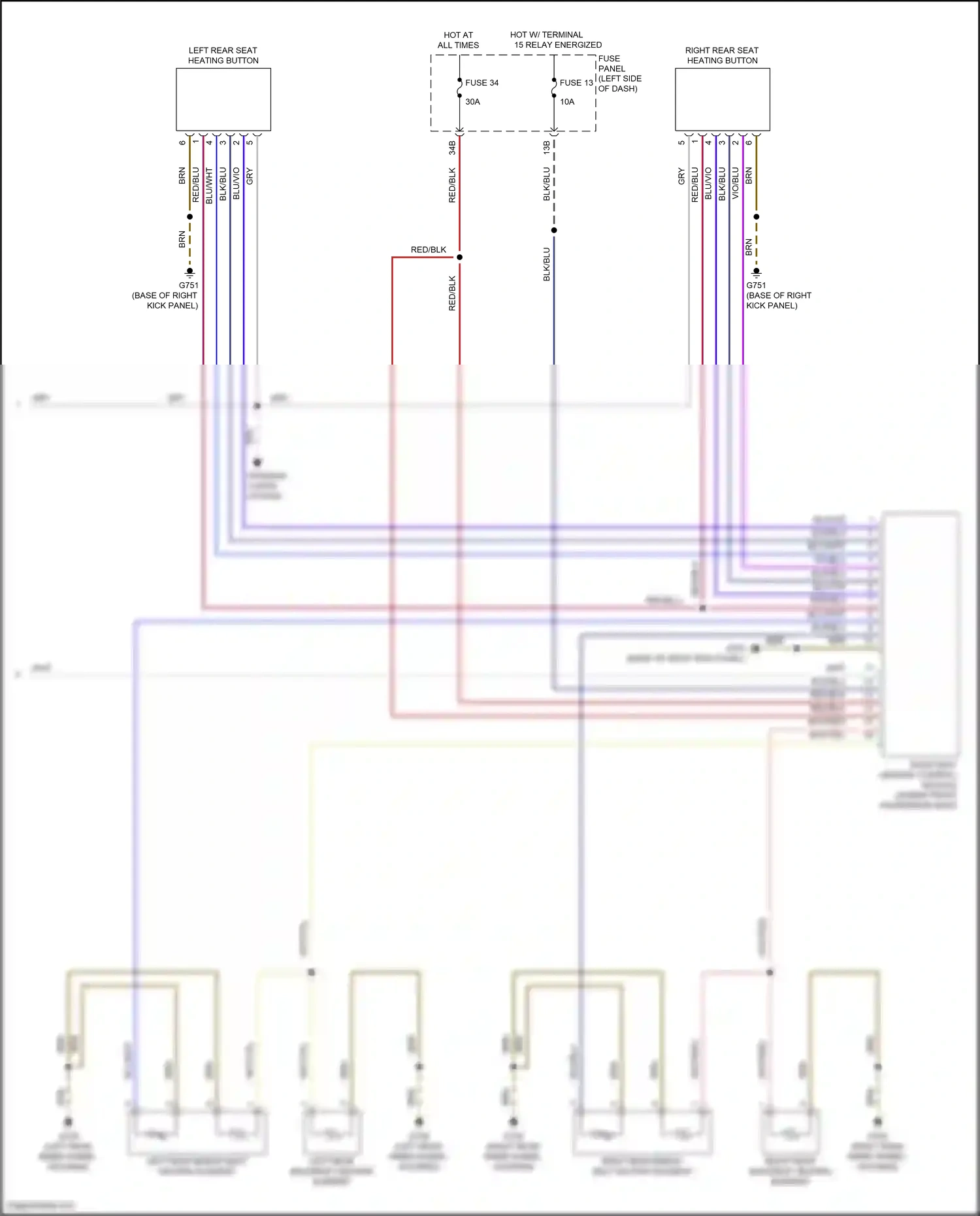 Wiring diagram fuse panel c for Volkswagen Passat B8 facelift (2019-2024) (16 of 56)