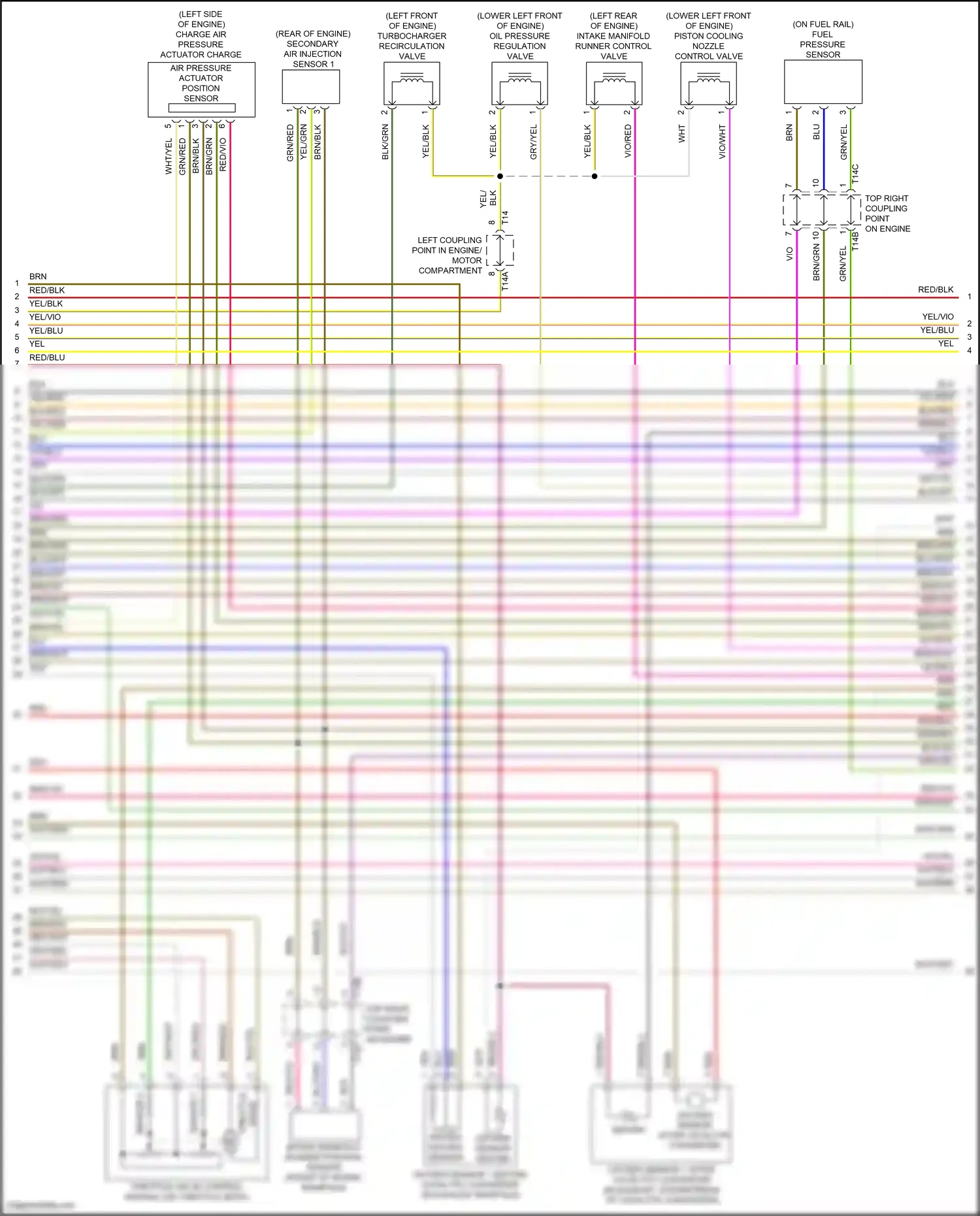 Wiring diagram heated oxygen sensor for Volkswagen Passat B8 facelift (2019-2024) (1 of 1)