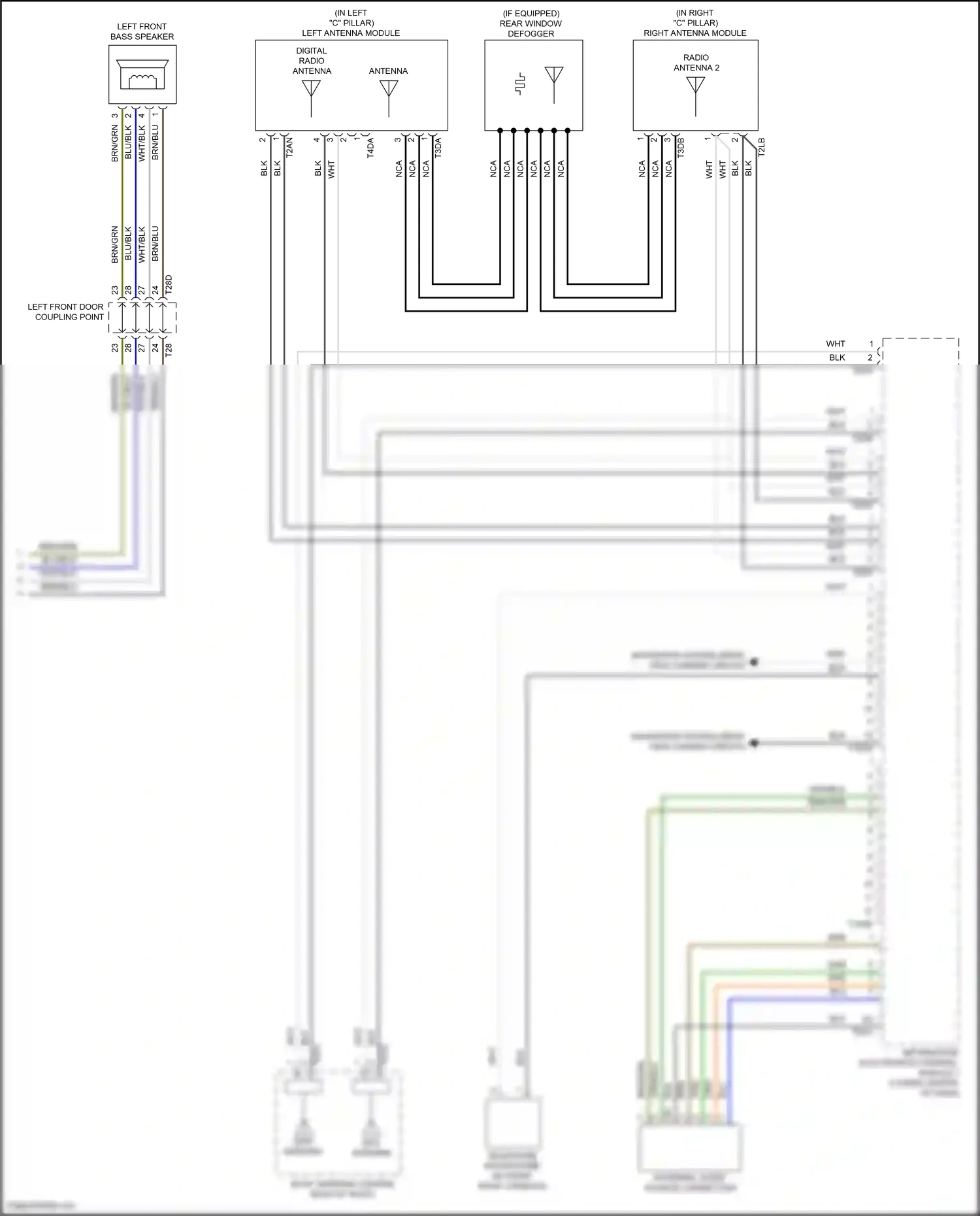 Wiring diagram information electronics control module 1 for Volkswagen Passat B8 facelift (2019-2024) (3 of 14)