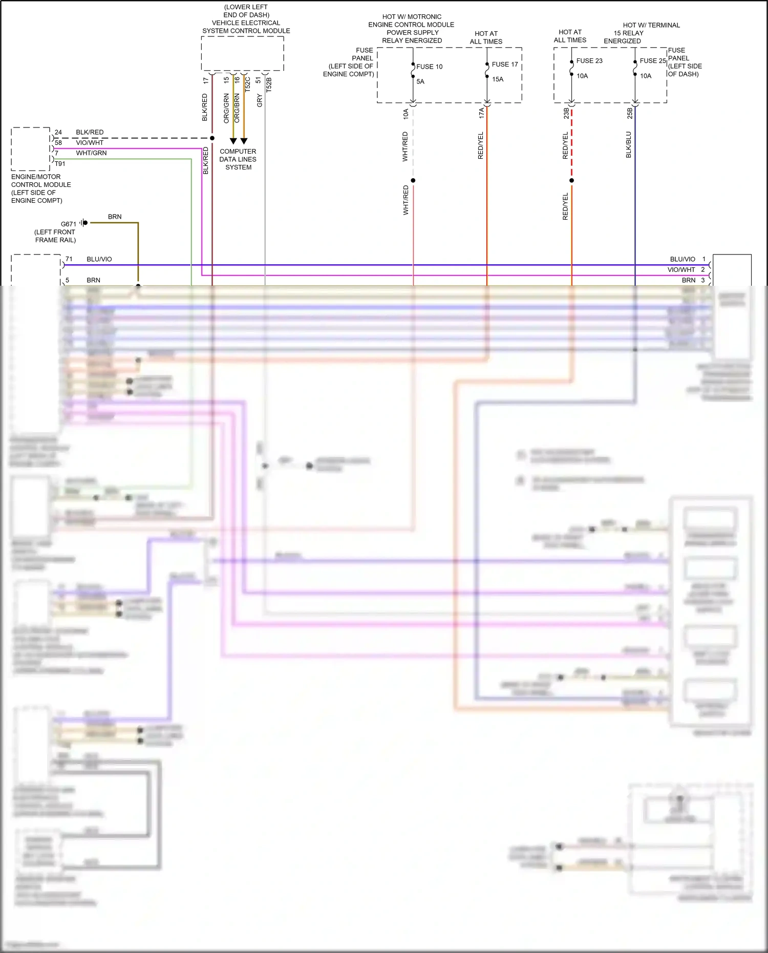Wiring diagram steering column electronics control module for Volkswagen Passat B8 facelift (2019-2024) (13 of 16)
